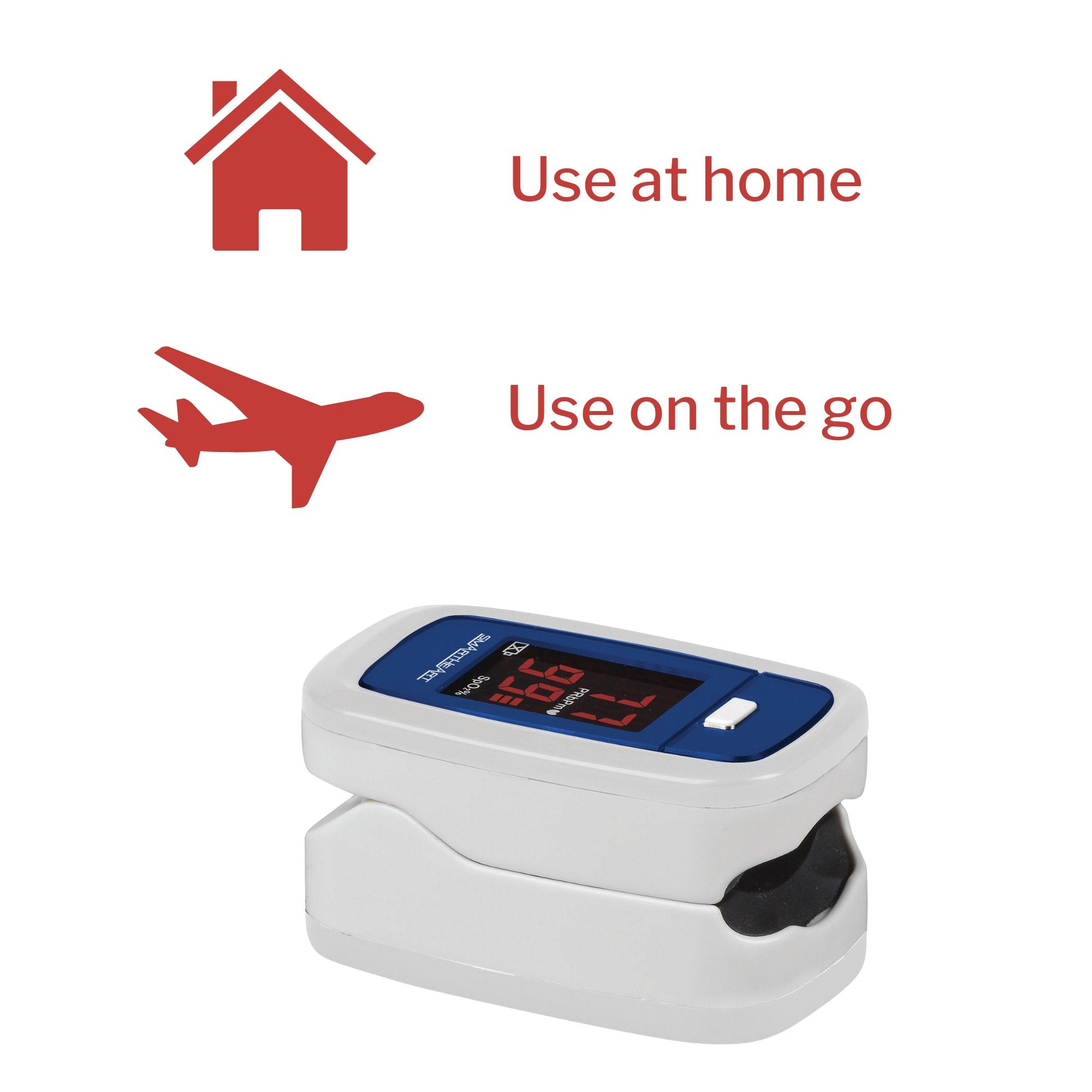 Fingertip Pulse Oximeter SmartHeart™ Adult Battery Operated LCD Display - image 10