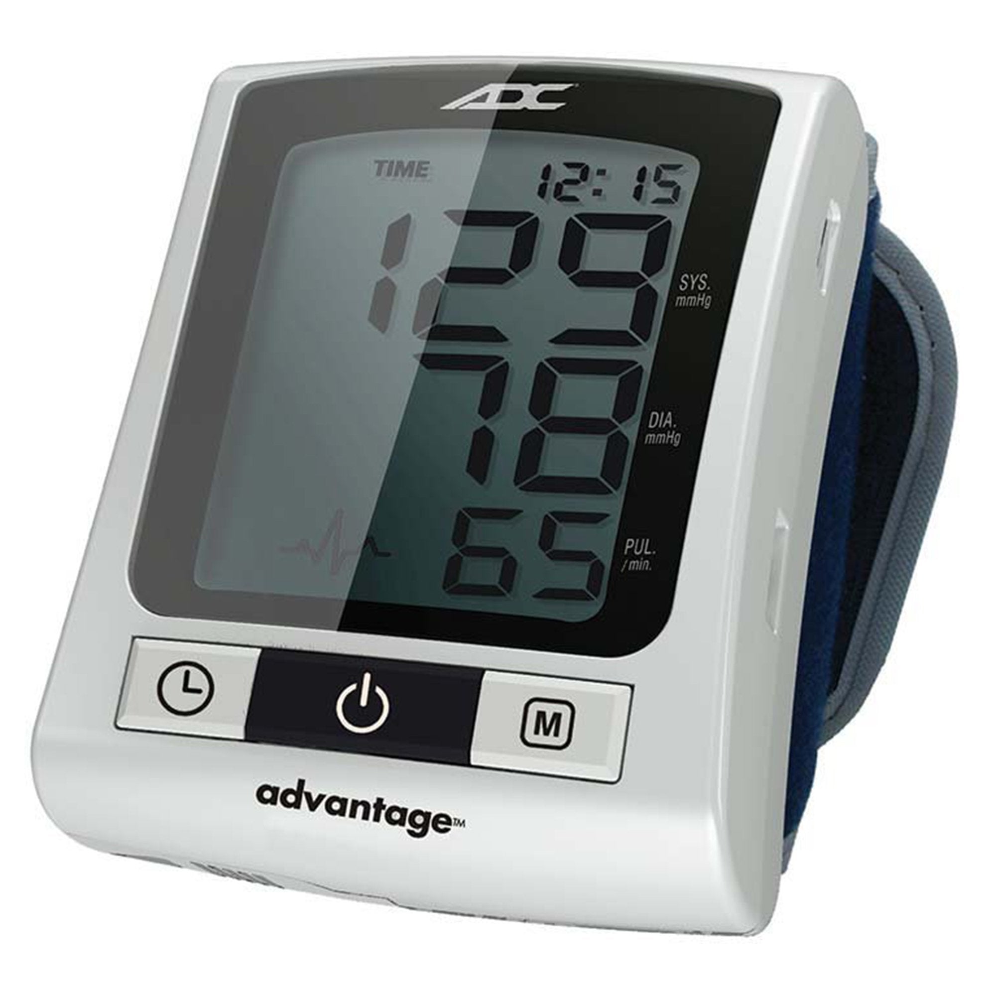 Home Automatic Digital Blood Pressure Monitor Advantage™ Ultra Series Adult Cuff Nylon Cuff 13.5 - 19.5 cm Wrist