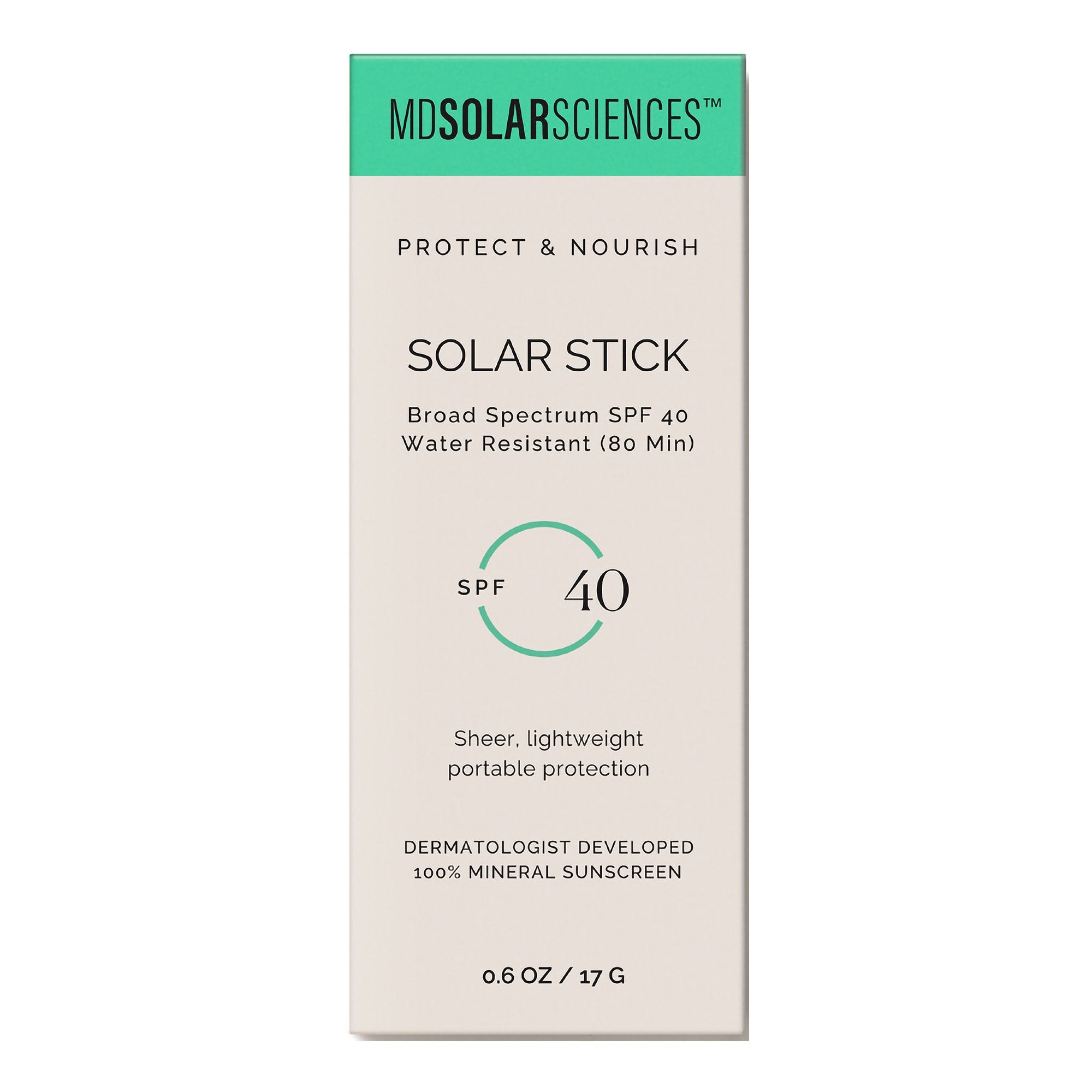 Sunscreen MDSolarSciences® Solar Stick™ SPF 40 Stick 0.6 oz. Tube - image 2