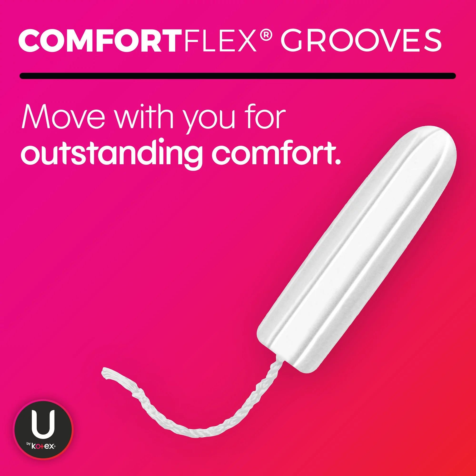 Tampon U by Kotex® Click® Super Absorbency Plastic Applicator Individually Wrapped - image 3