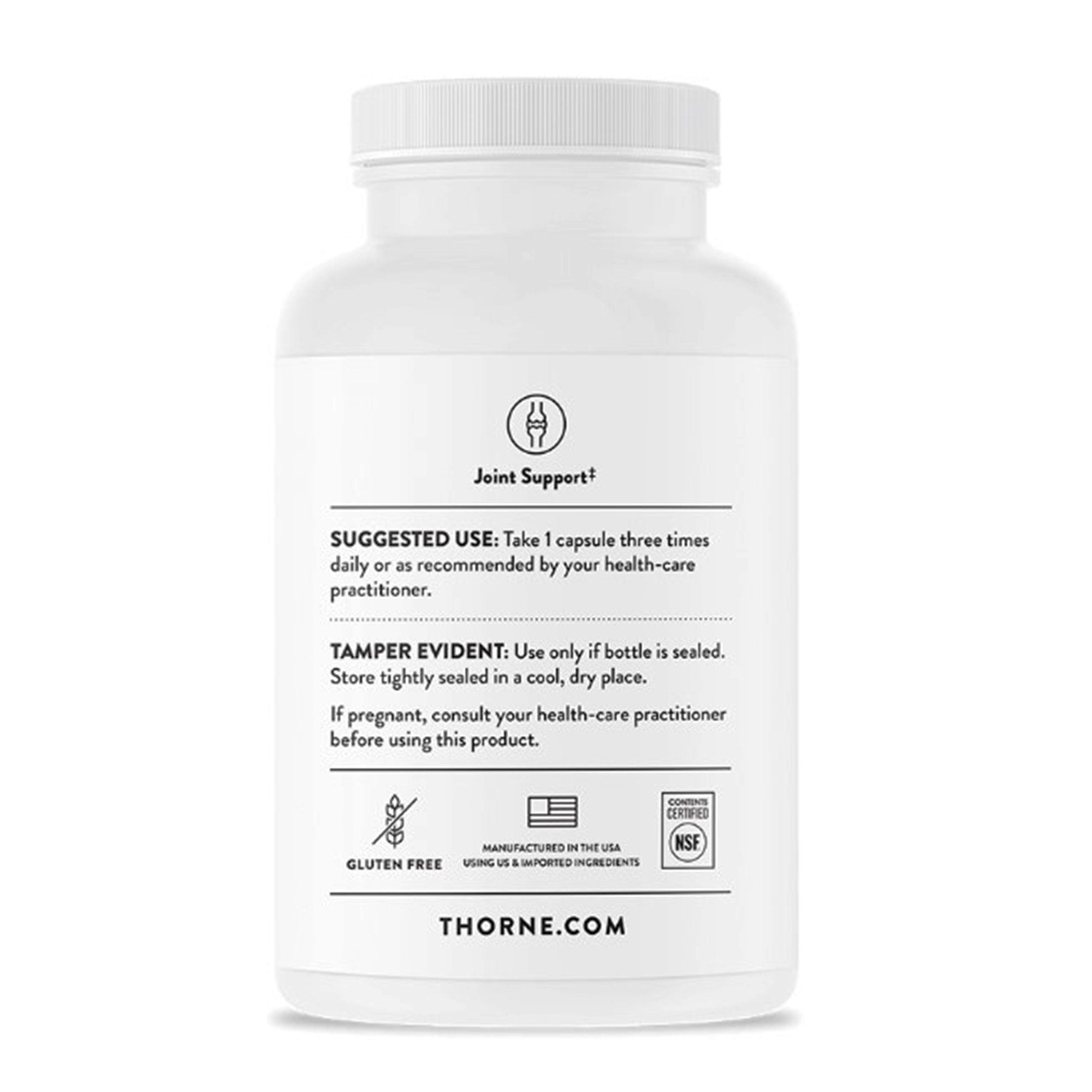 Dietary Supplement THORNE® Glucosamine & Chondroitin Glucosamine Sulfate / Chondroitin Sulfate 500 mg - 250 mg Strength Capsule 90 per Bottle - image 5