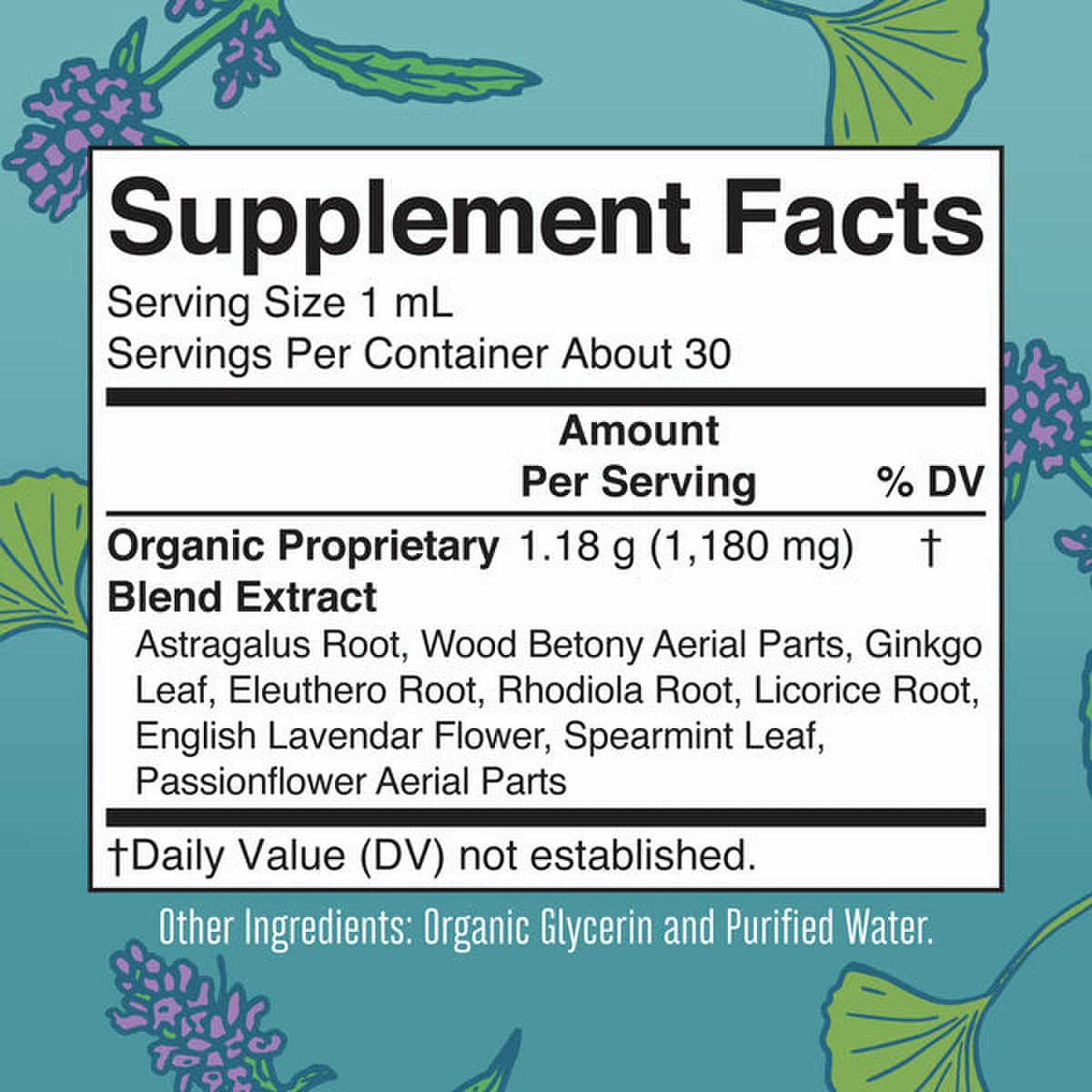 Dietary Supplement Mary Ruth's® Organic Kids Focus & Attention Organic Proprietary Blend 1,180 mg Strength Drop 1 oz. - image 2