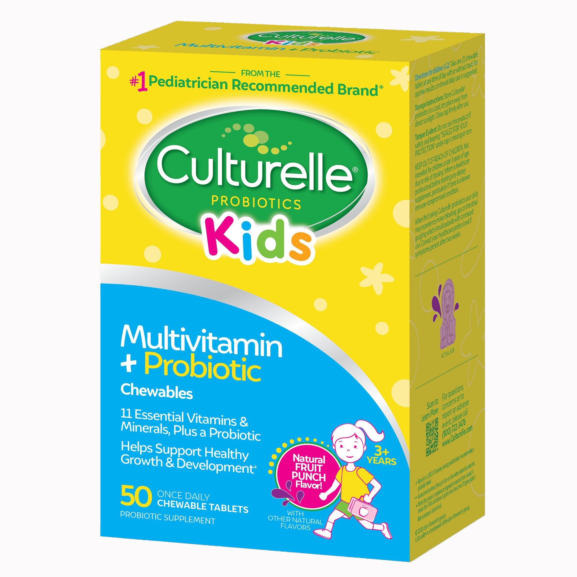 Pediatric Probiotic Dietary Supplement Culturelle® 50 per Box Tablet - image 3