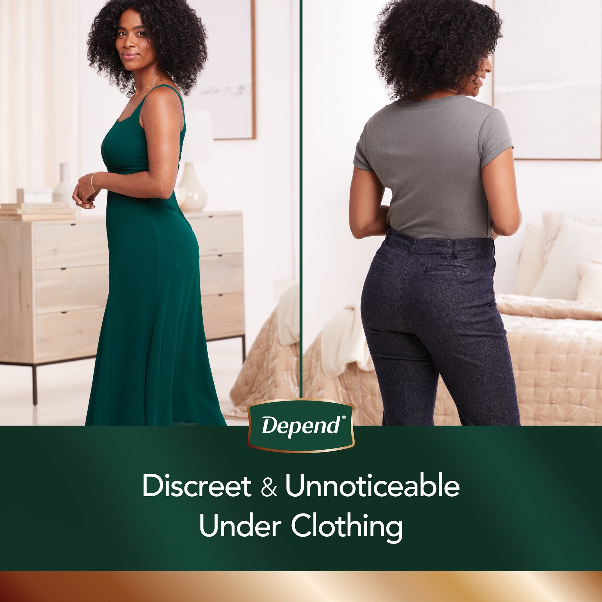 Absorbent Underwear Depend® Silhouette® Waistband Style Adult Medium Female Disposable Heavy Absorbency - image 7