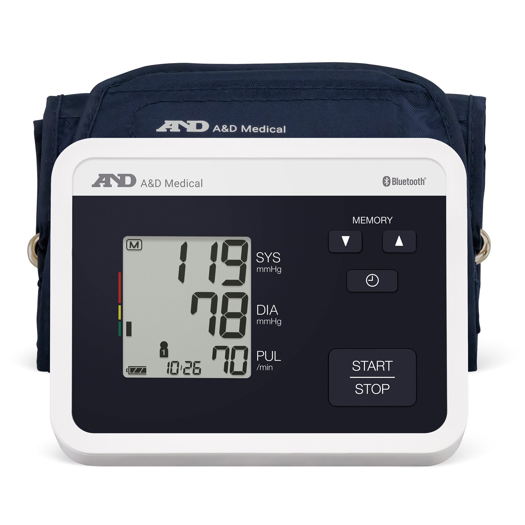 Home Automatic Digital Blood Pressure Monitor AND Wide Cuff Nylon Cuff 22 to 42 cm Desk Model - image 2