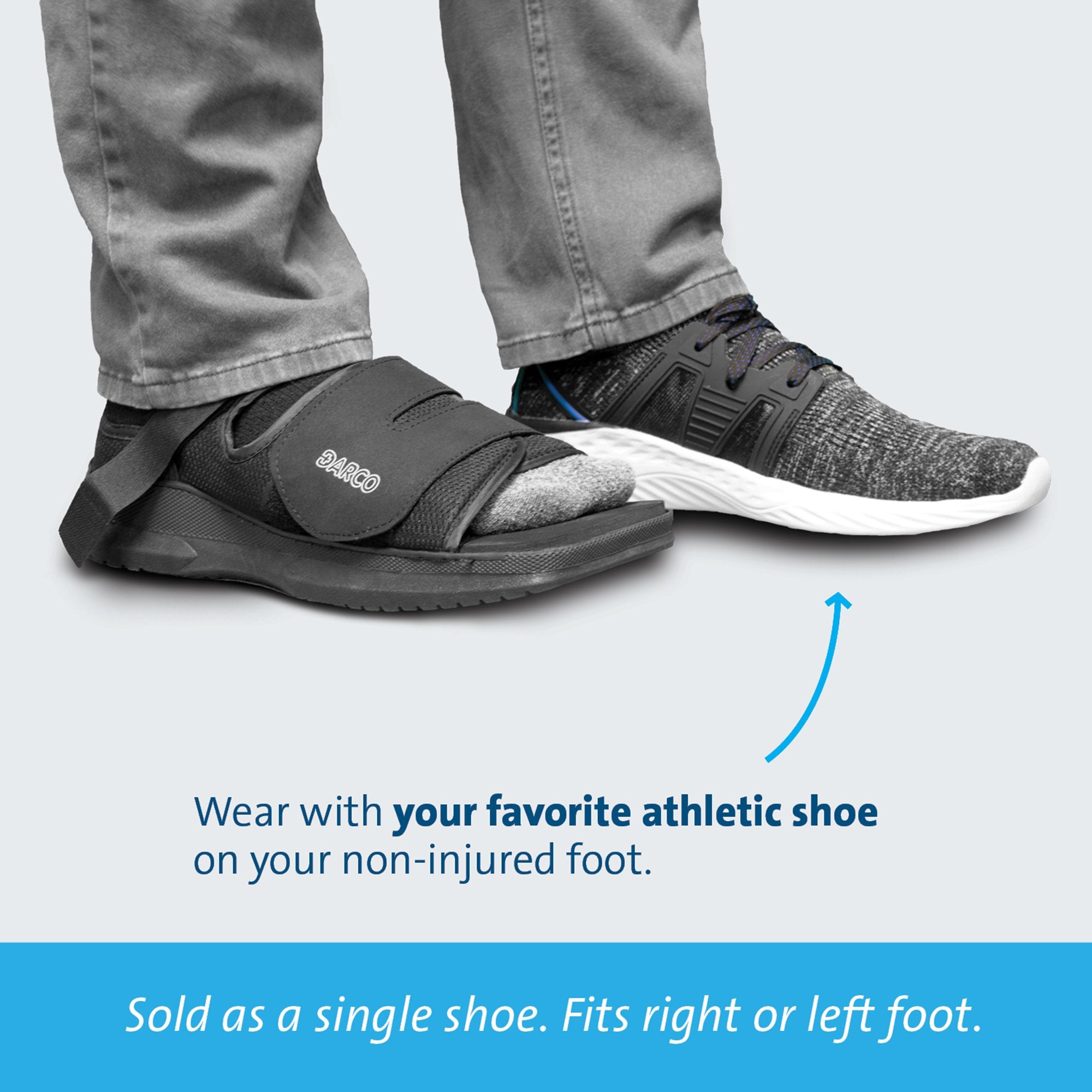 Post-Op Shoe MedSurg™ X-Large Male Black - image 2