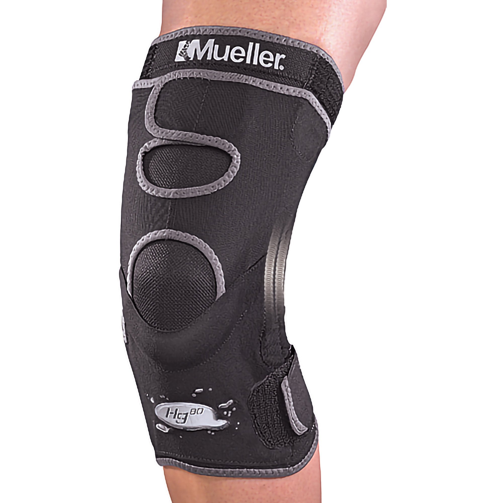 Knee Brace Hg80® Medium Pull-On / Hook and Loop Strap 14 to 16 Inch Knee Circumference Left or Right Knee - image 2