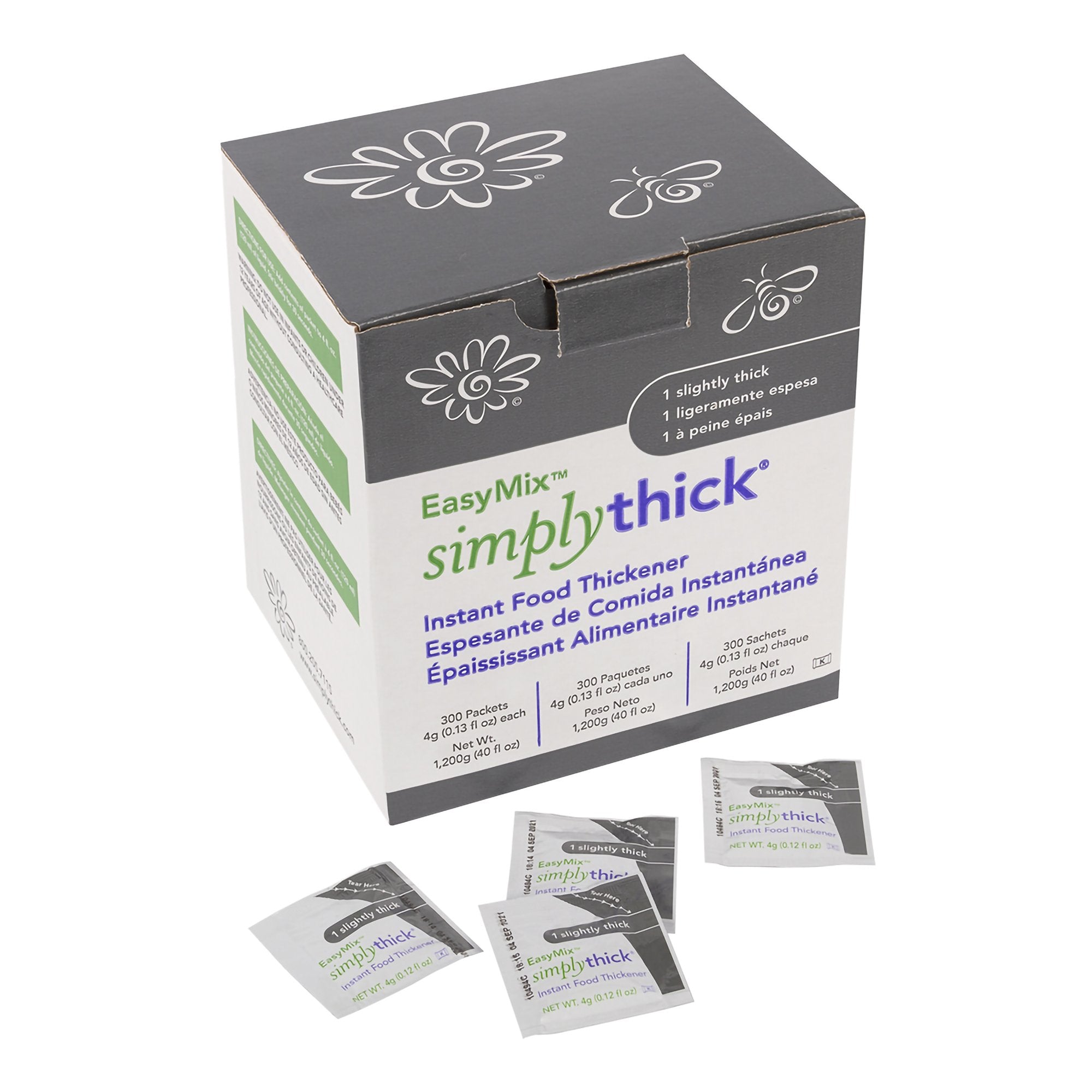 SimplyThick® Food Thickener, 4-gram Packet