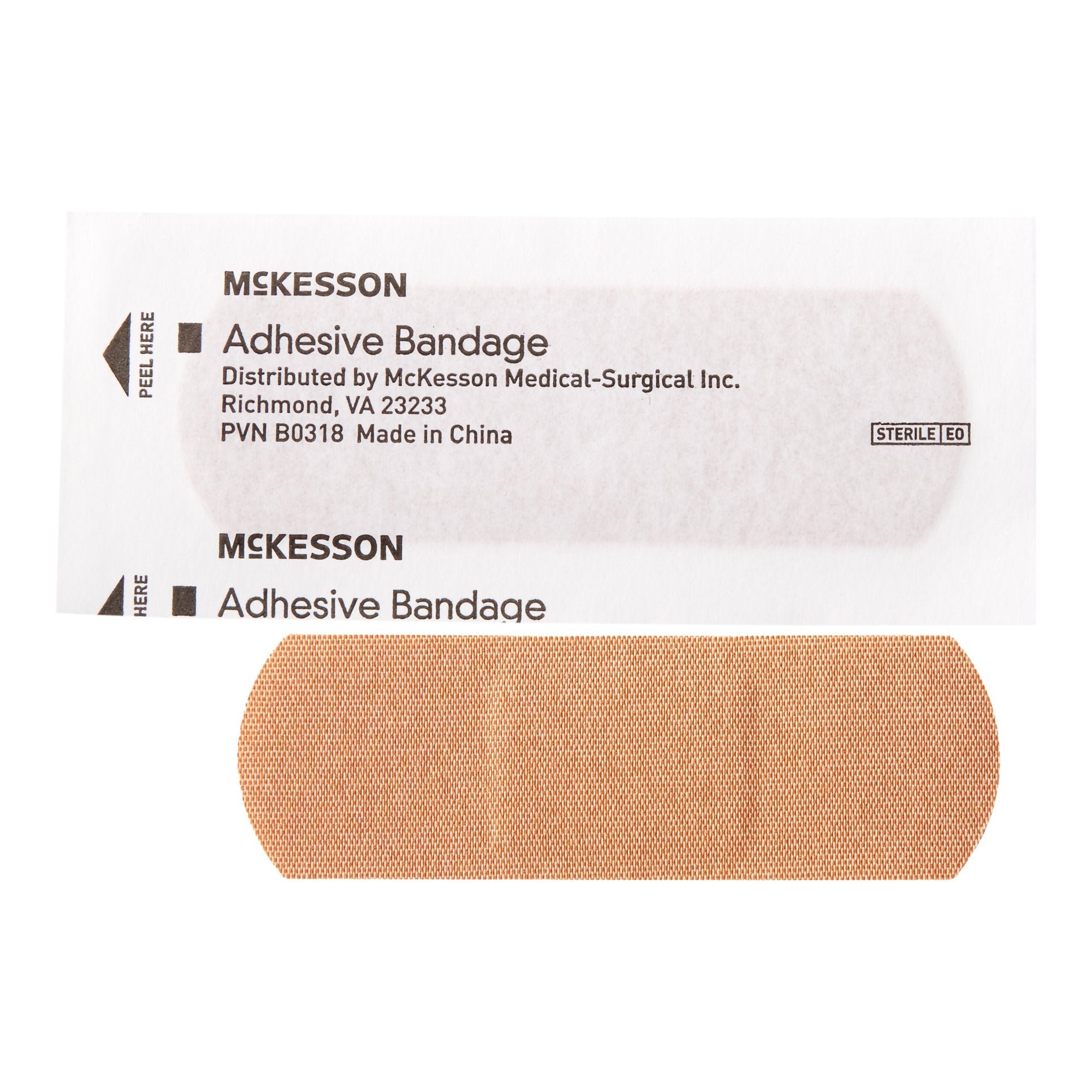 Adhesive Strip McKesson Fabric Tan 1 X 3 Inch Sterile - image 3