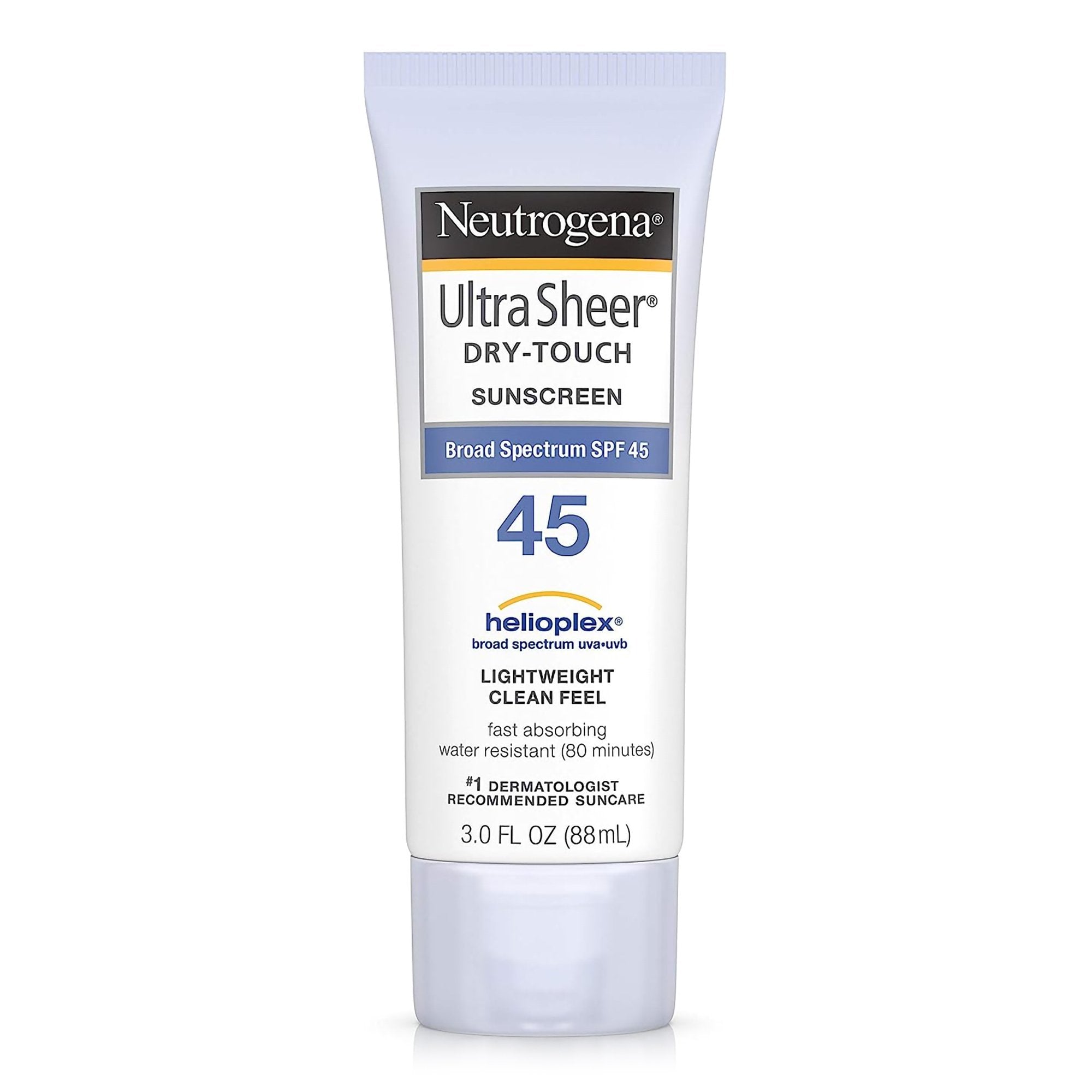 Sunscreen Neutrogena®Ultra Sheer® Dry Touch SPF 45 Lotion 3 oz. Tube