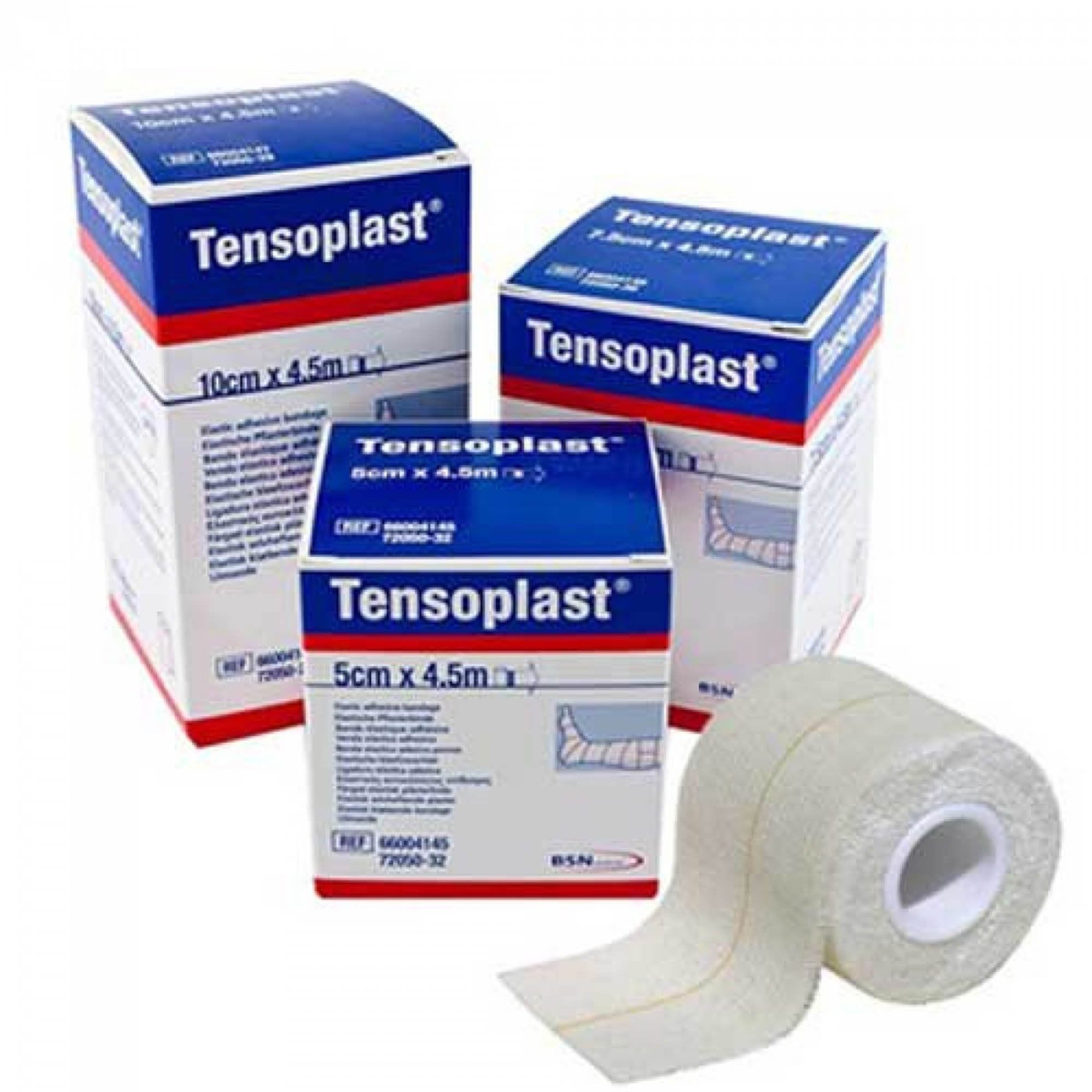 Elastic Adhesive Bandage Tensoplast® 4 Inch X 5 Yard No Closure White NonSterile Medium Compression - image 4