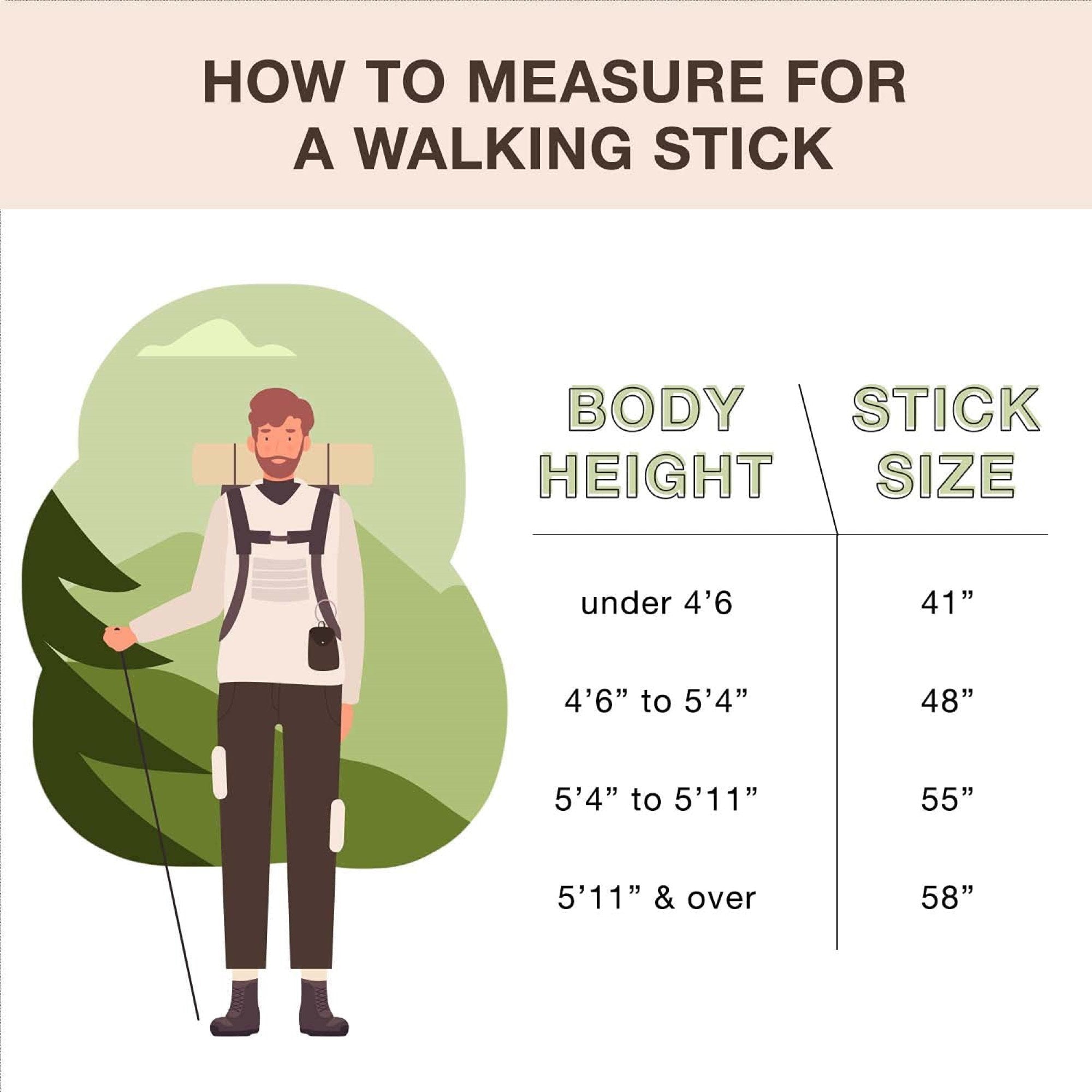 Walking Stick Brazos™ Free Form Wood 48 Inch Height Red Bamboo - image 9