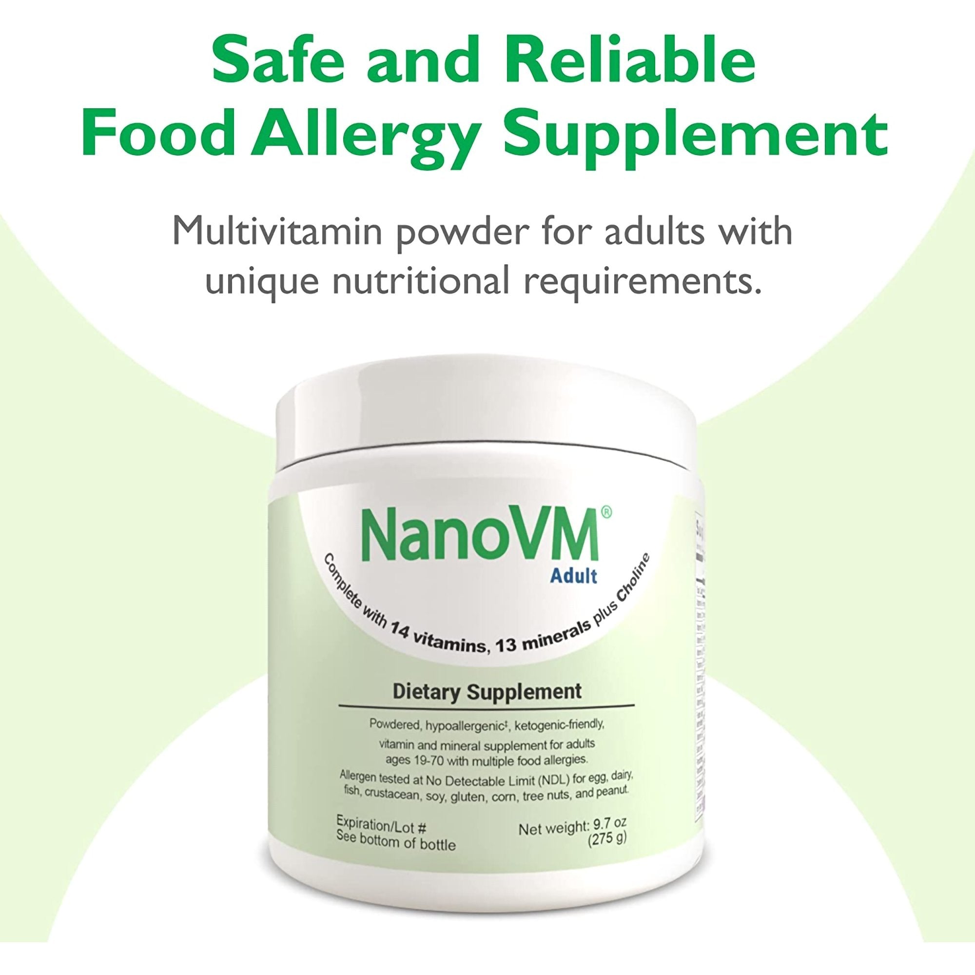 Oral Supplement NanoVM® Adult Unflavored Powder 275 Gram Jar - image 7