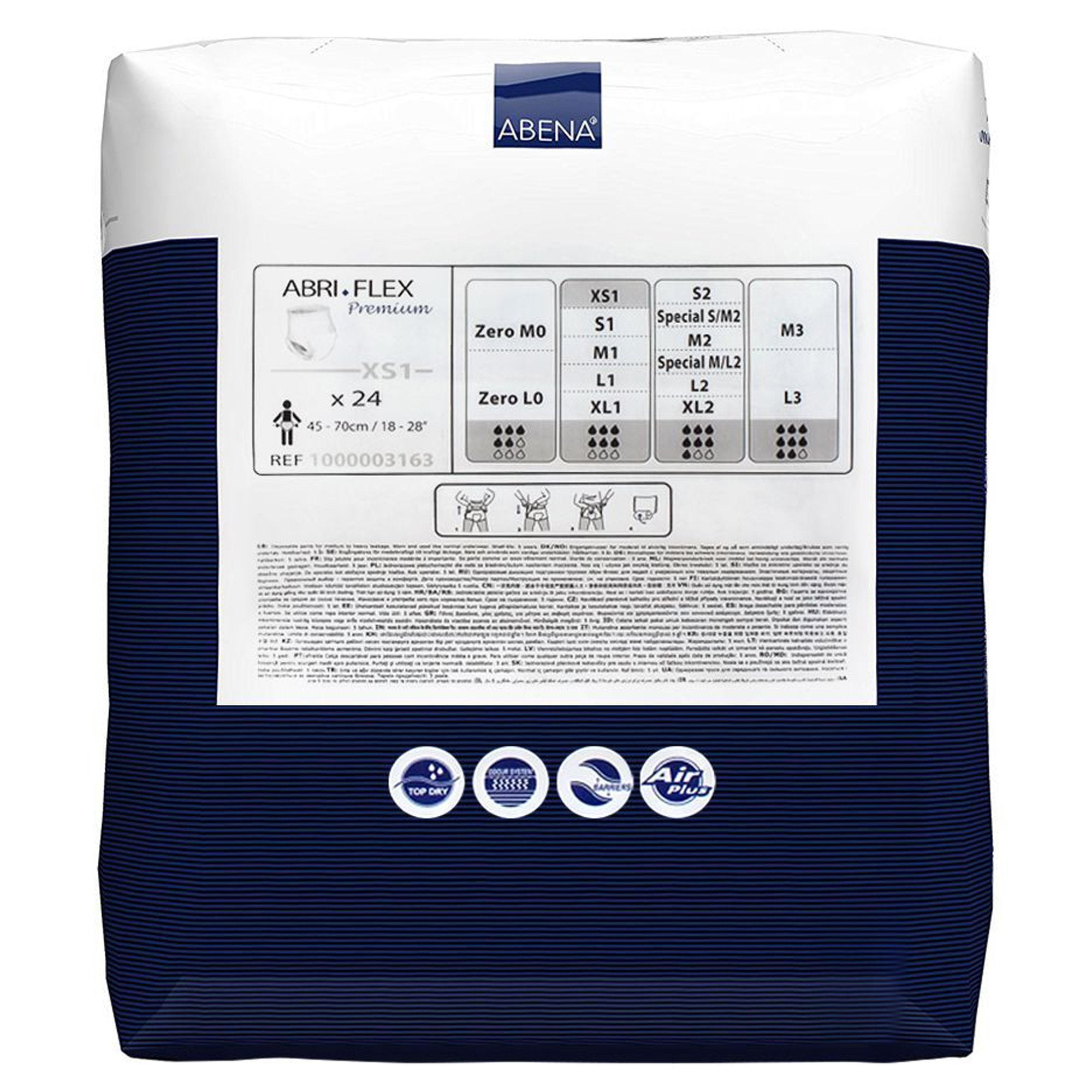 Absorbent Underwear Abri-Flex™ Premium XS1 Adult X-Small Unisex Disposable Moderate Absorbency - image 5
