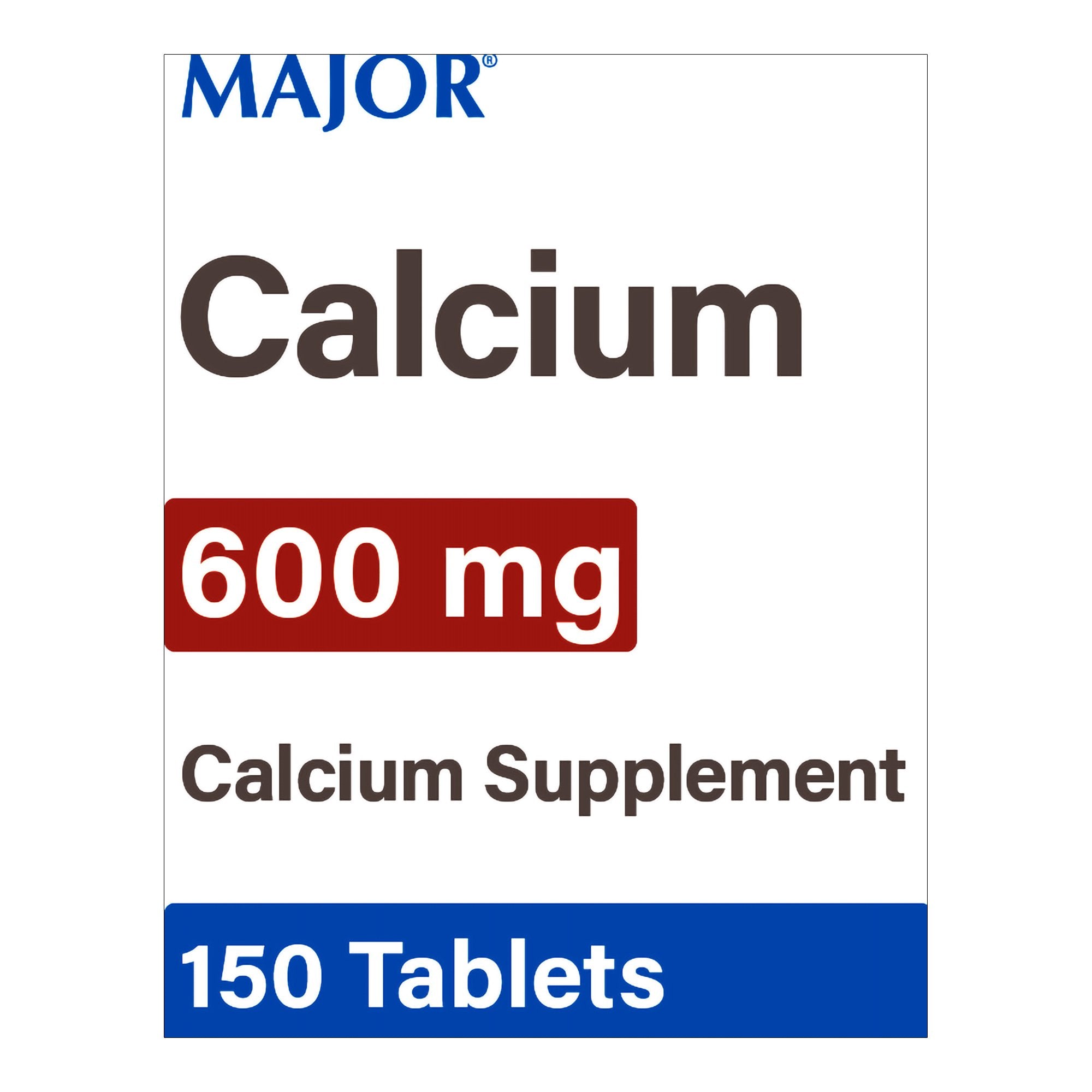 Major® 600-mg Calcium Carbonate Supplement