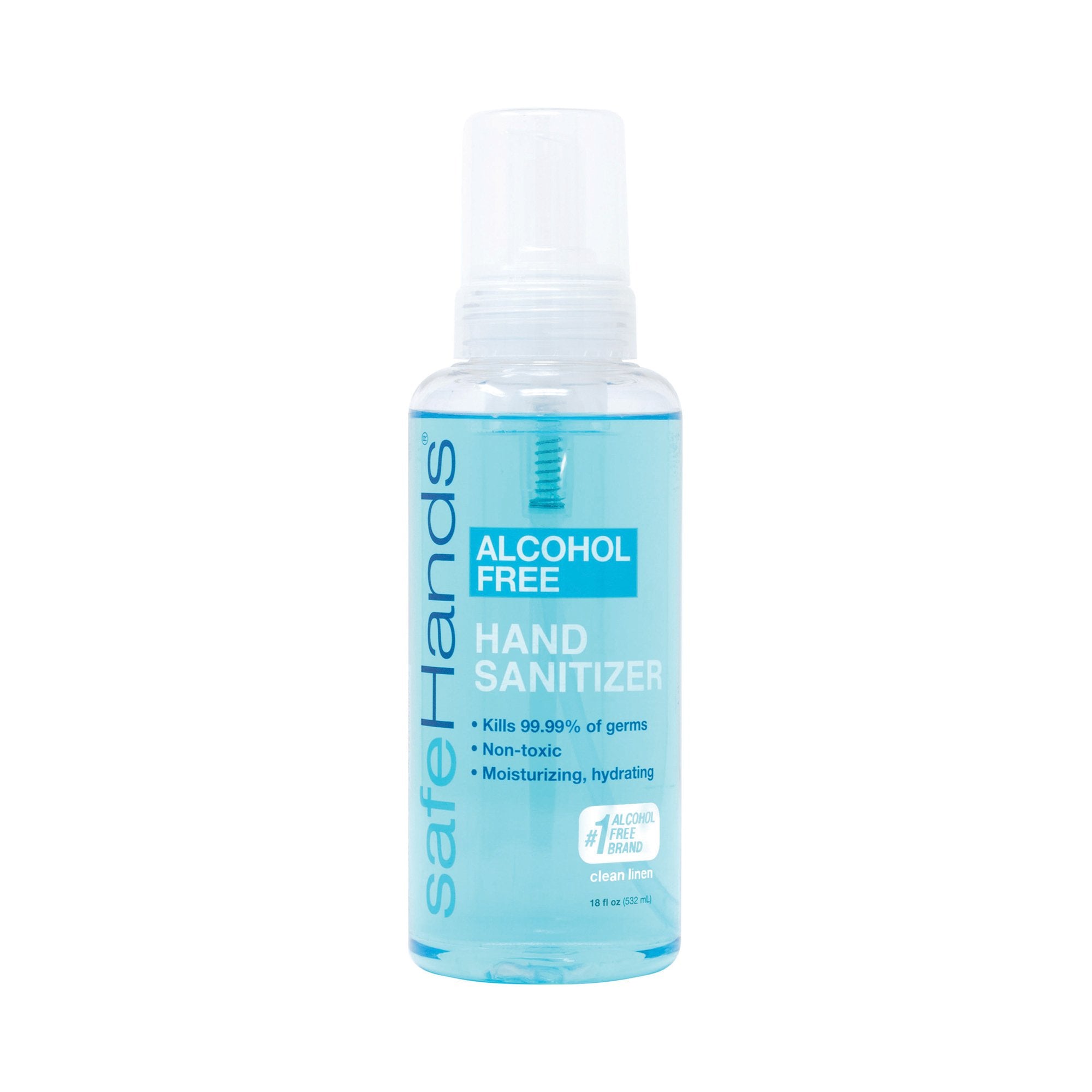 Alcohol-Free Hand Sanitizer safeHands® 18 oz. BZK (Benzalkonium Chloride) Foaming Bottle