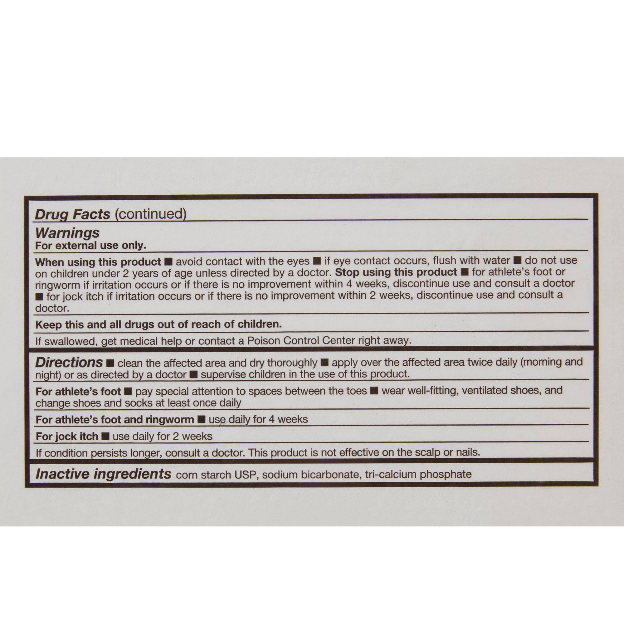 Antifungal Micro-Guard® 2% Strength Powder 3 oz. Shaker Bottle - image 5