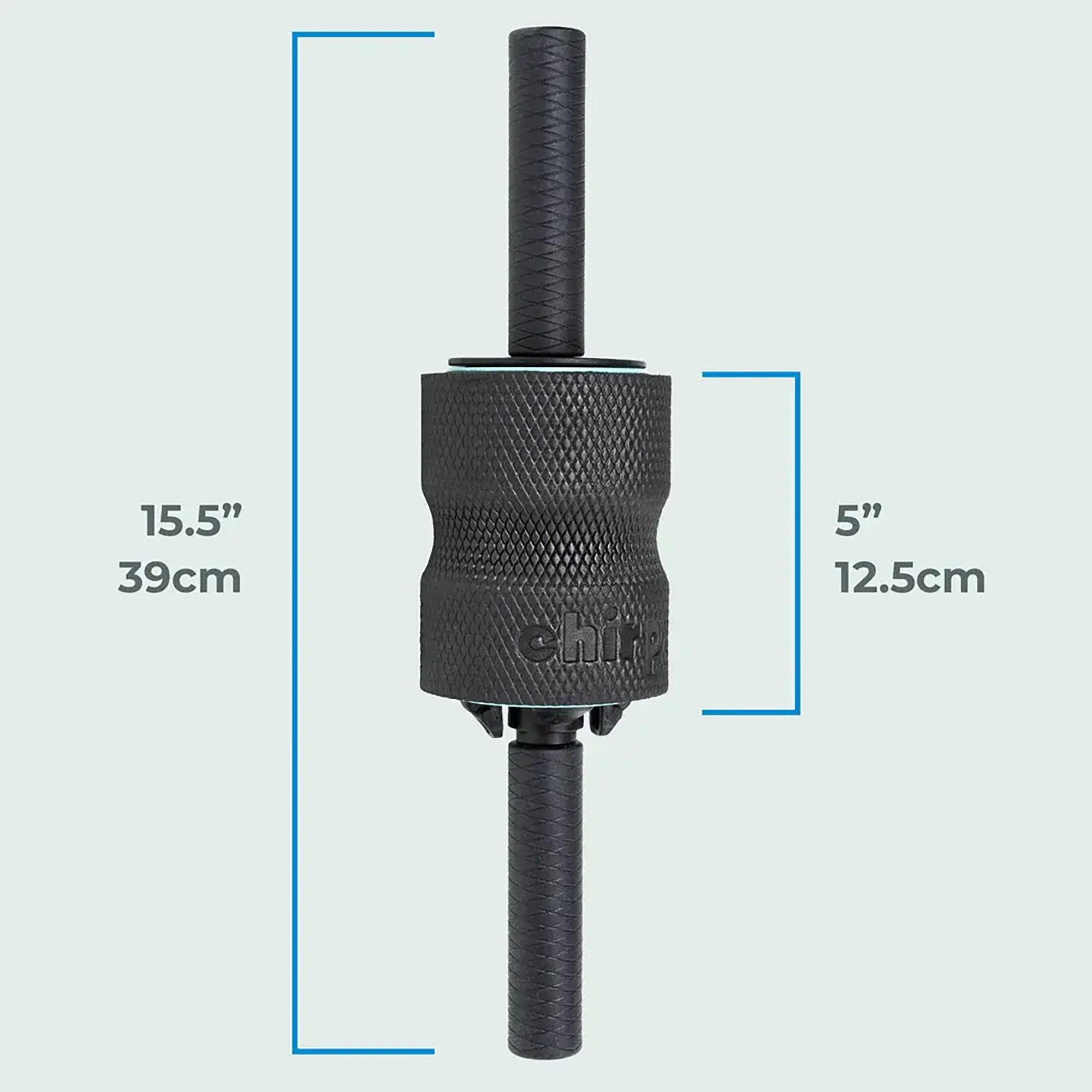 Hand-Held Massager Chirp 5 Inch Wheel Length X 15-1/2 Inch Roller - image 2