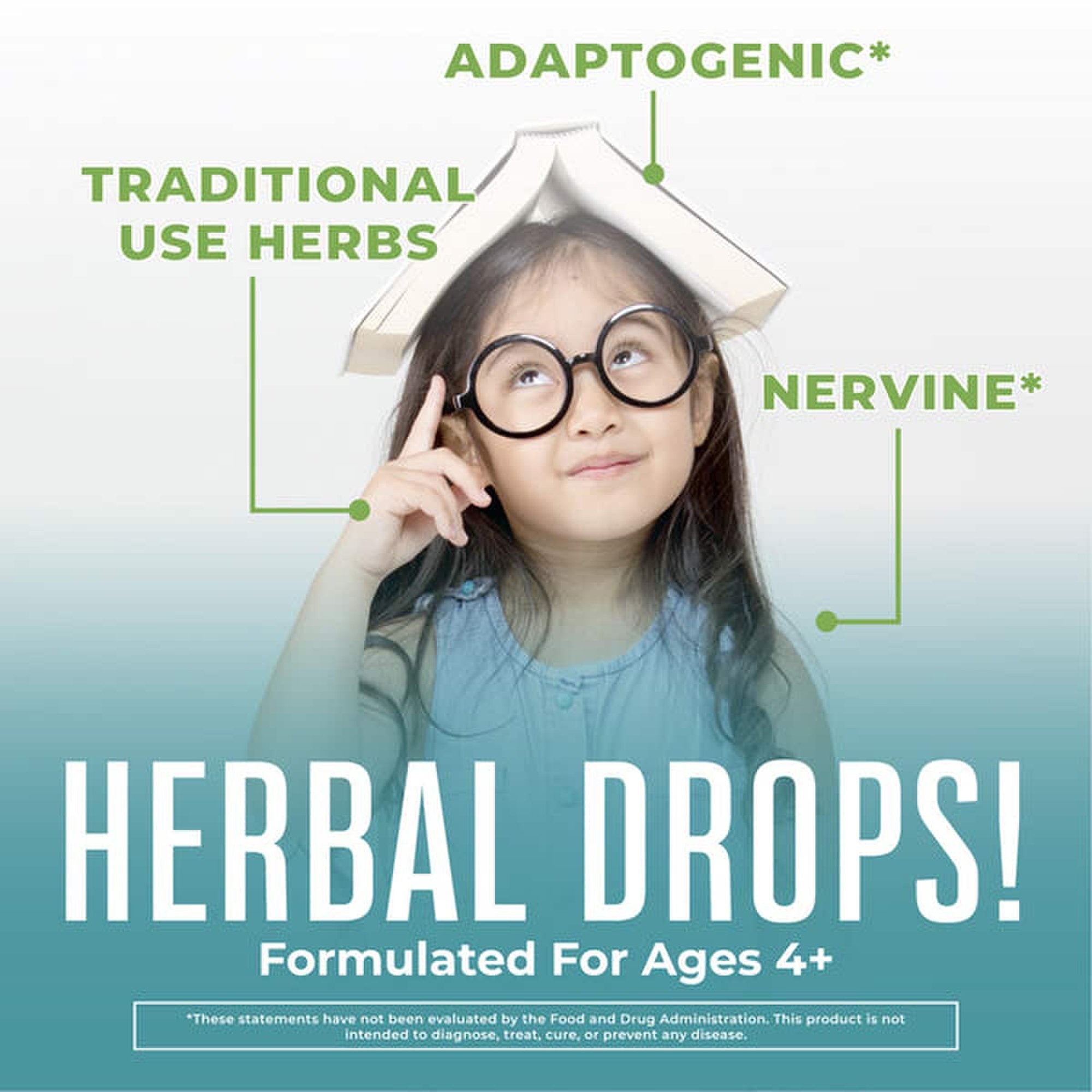 Dietary Supplement Mary Ruth's® Organic Kids Focus & Attention Organic Proprietary Blend 1,180 mg Strength Drop 1 oz. - image 9