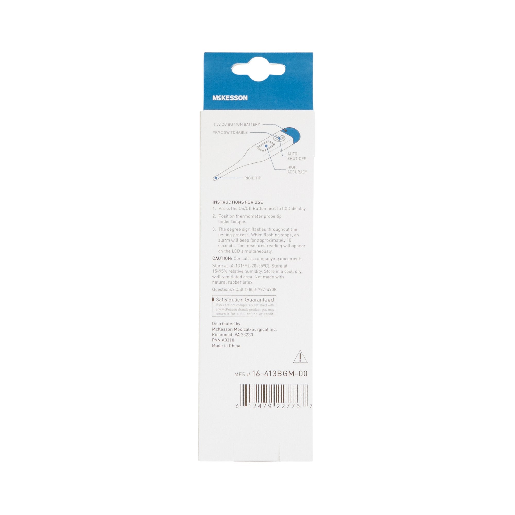 Digital Stick Thermometer McKesson Oral Probe Handheld - image 8
