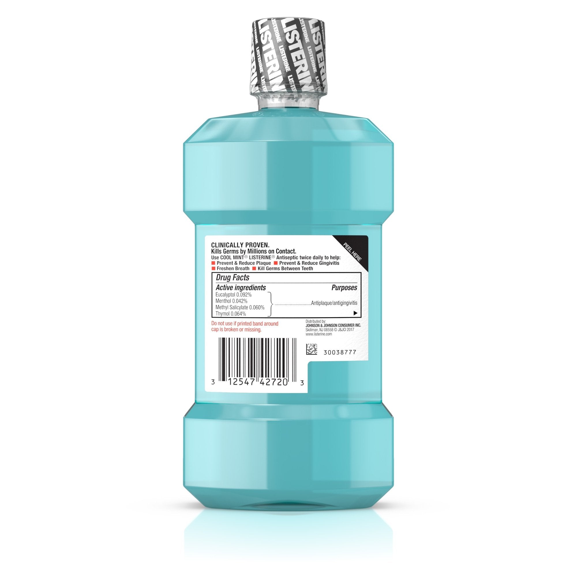Mouthwash Listerine® 250 mL Cool Mint Flavor - image 2