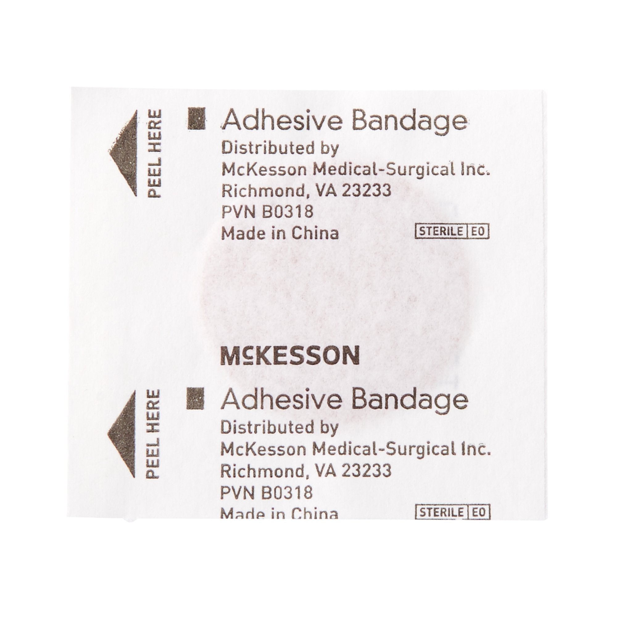Adhesive Spot Bandage McKesson Fabric Tan 1 Inch Diameter Sterile - image 3