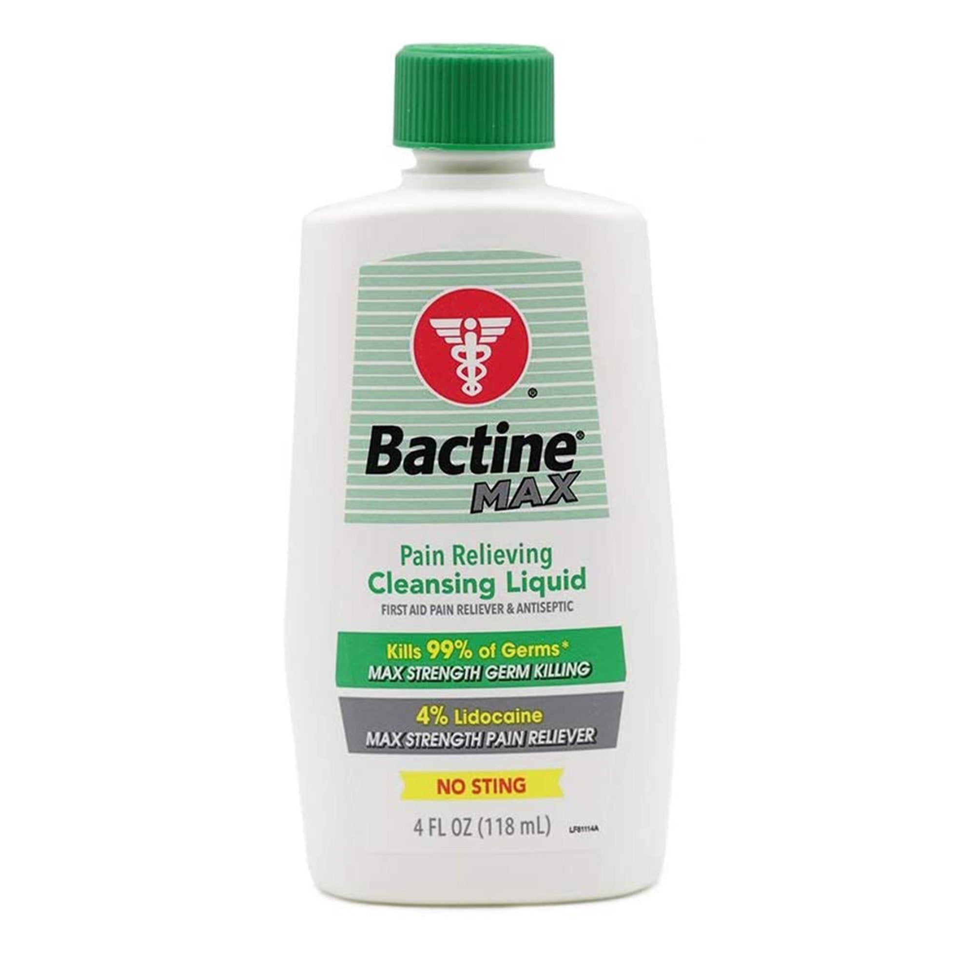 Bactine® MAX Pain Relieving Antiseptic, 4-ounce bottle