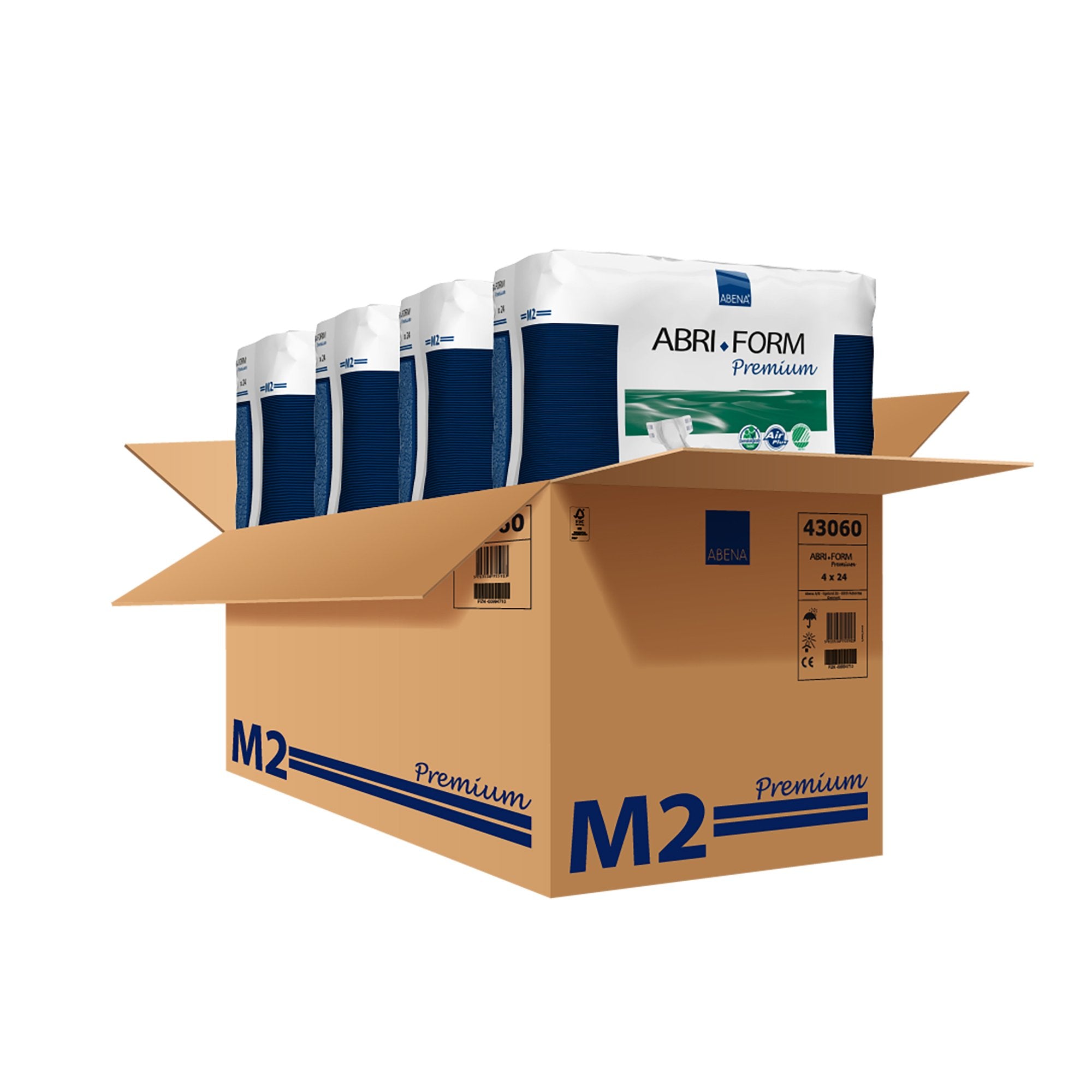 Incontinence Brief Abri-Form™ Premium M2 Adult Medium Unisex Disposable Heavy Absorbency - image 3