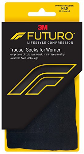 Compression Socks 3M™ Futuro™ Knee High Large Black Closed Toe