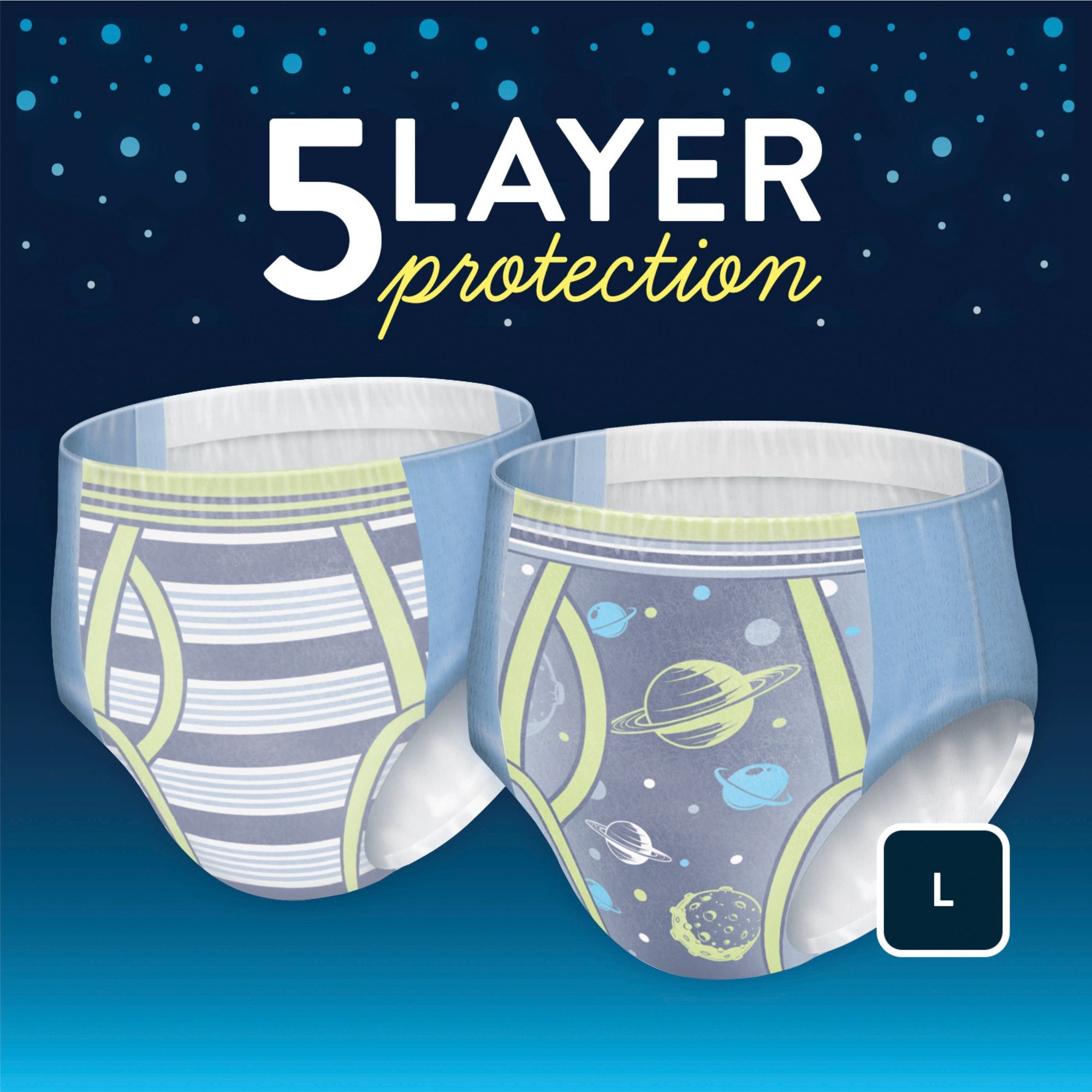 Male Youth Absorbent Underwear GoodNites® Pull On with Tear Away Seams X-Large Disposable Heavy Absorbency - image 6