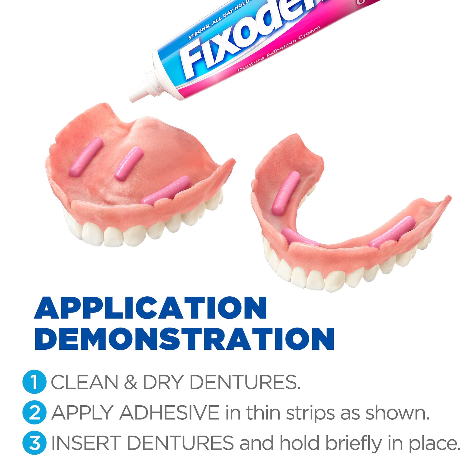 Denture Adhesive Fixodent® Original Cream 0.75 oz. - image 5
