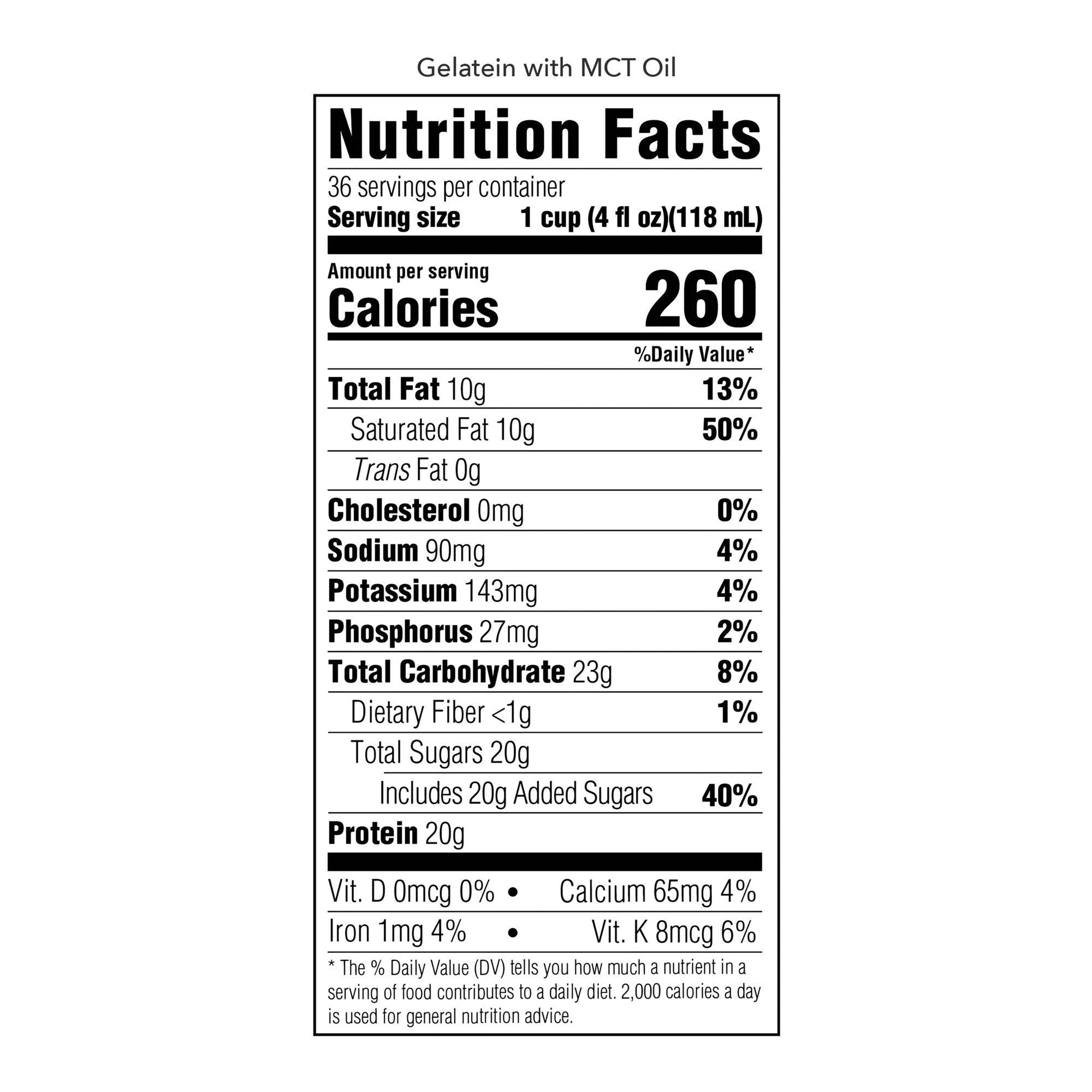 Oral Supplement Gelatein® MCT Peach Mango Flavor Gel 4 oz. Cup - image 2