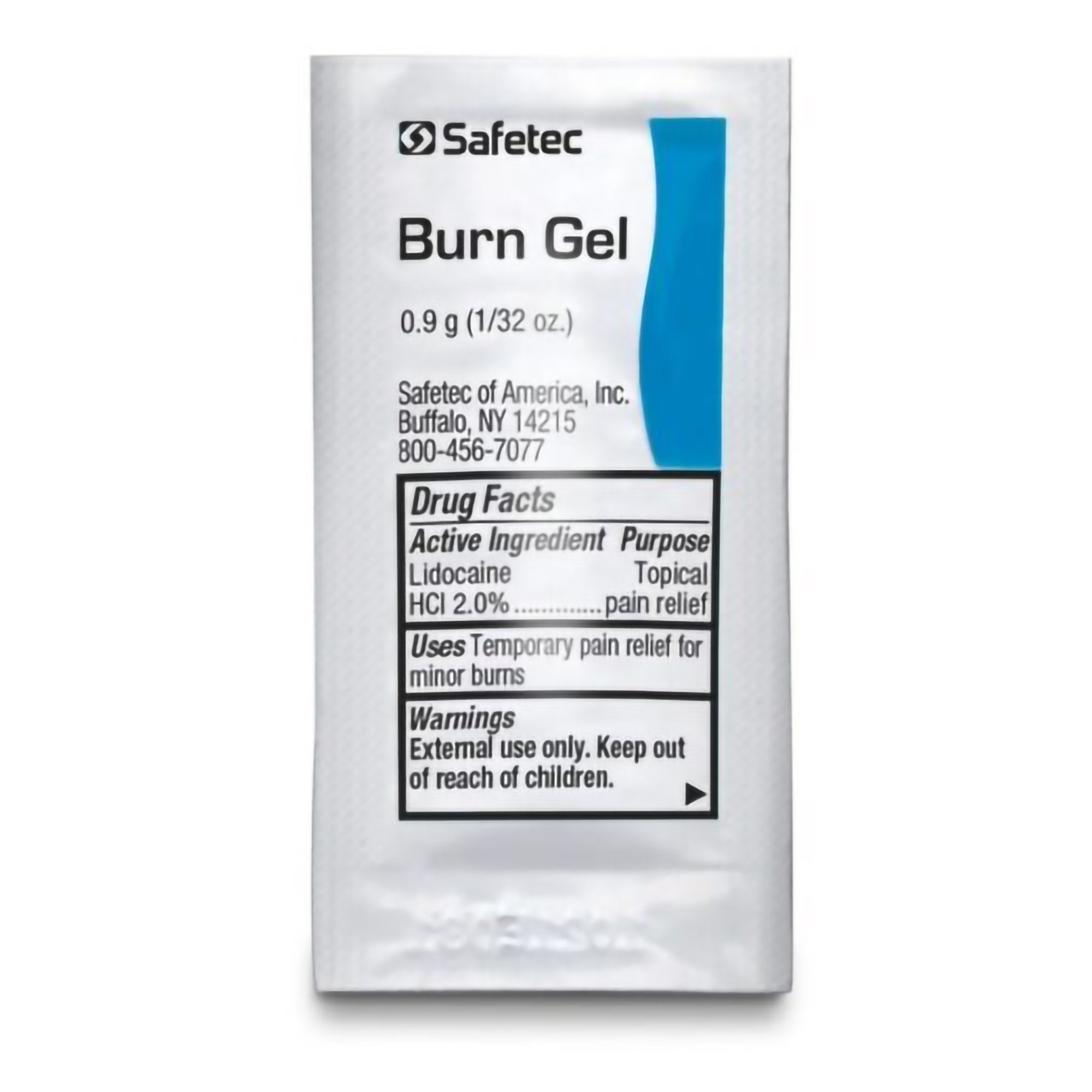 Burn Relief Lidocaine Topical Gel 0.9 Gram Individual Packet - image 3