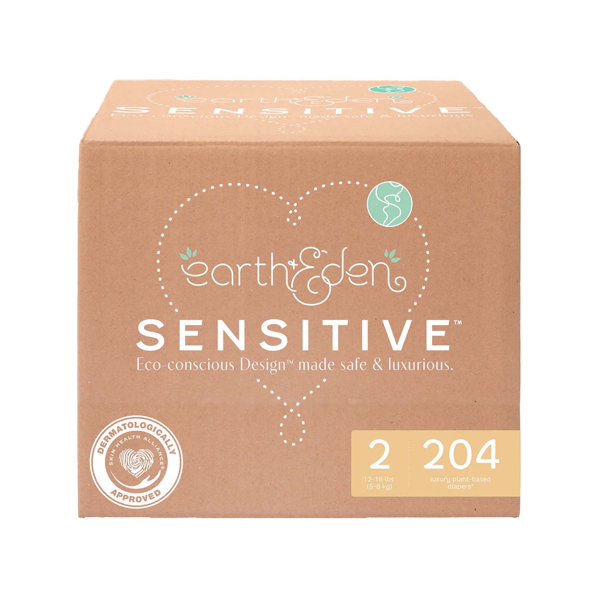 Unisex Baby Diaper Earth & Eden Size 2 Disposable Heavy Absorbency