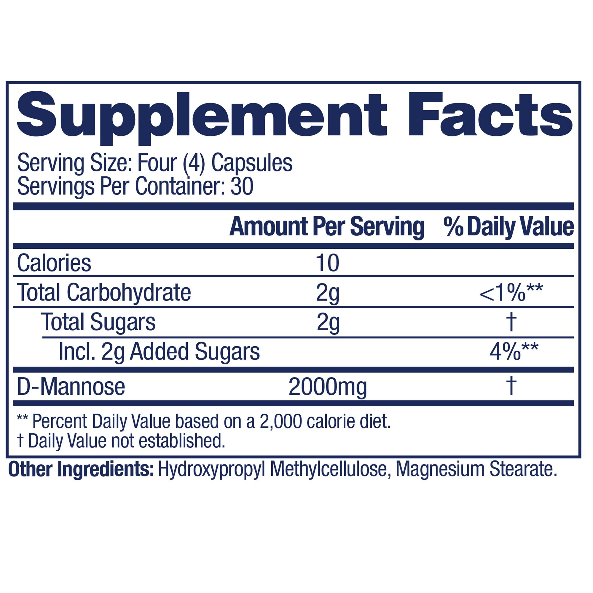 Dietary Supplement AZO® D-Mannose 2,000 mg Strength Capsule 120 per Bottle - image 4