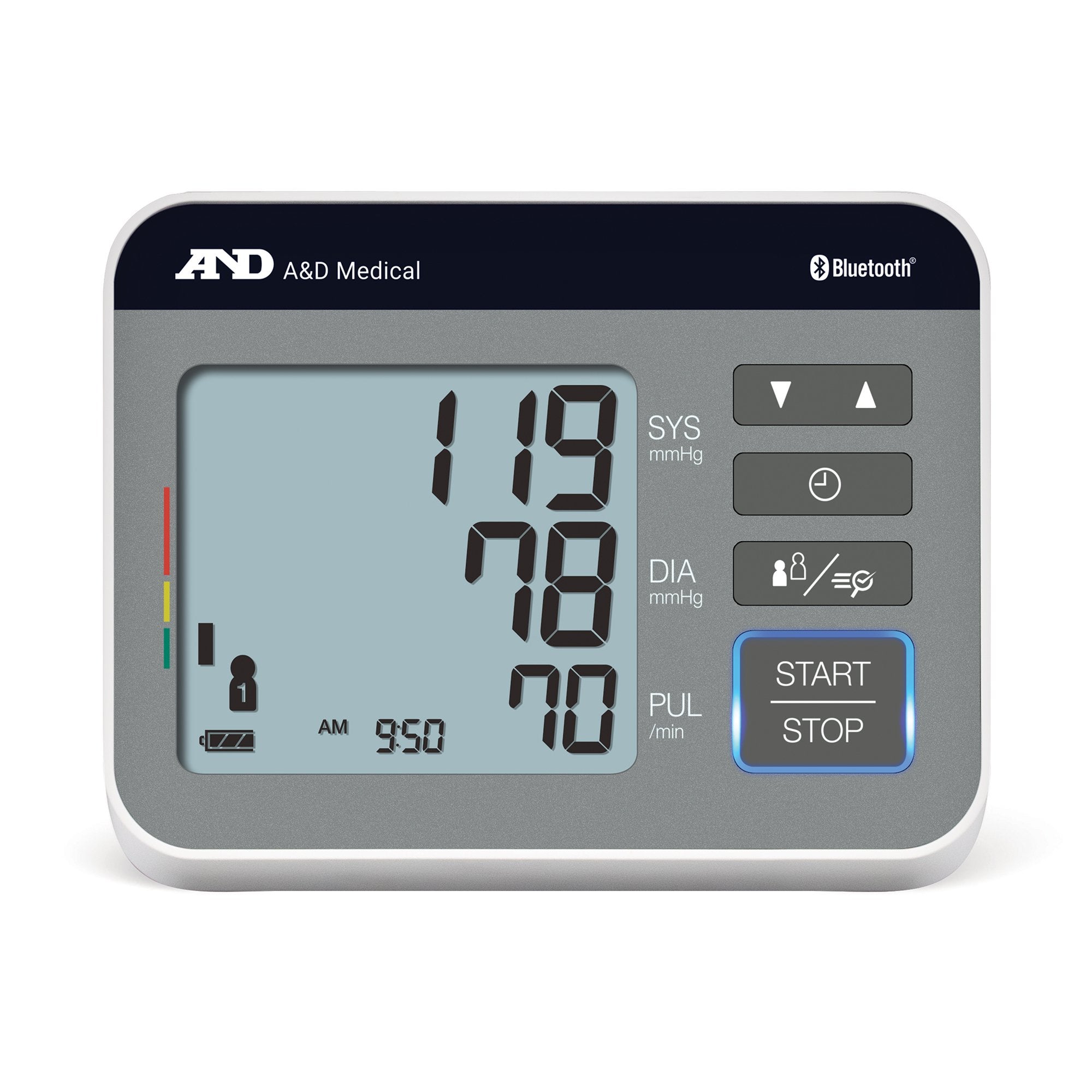 Home Automatic Digital Blood Pressure Monitor AND Wide Cuff Nylon Cuff 22 to 42 cm Desk Model - image 3