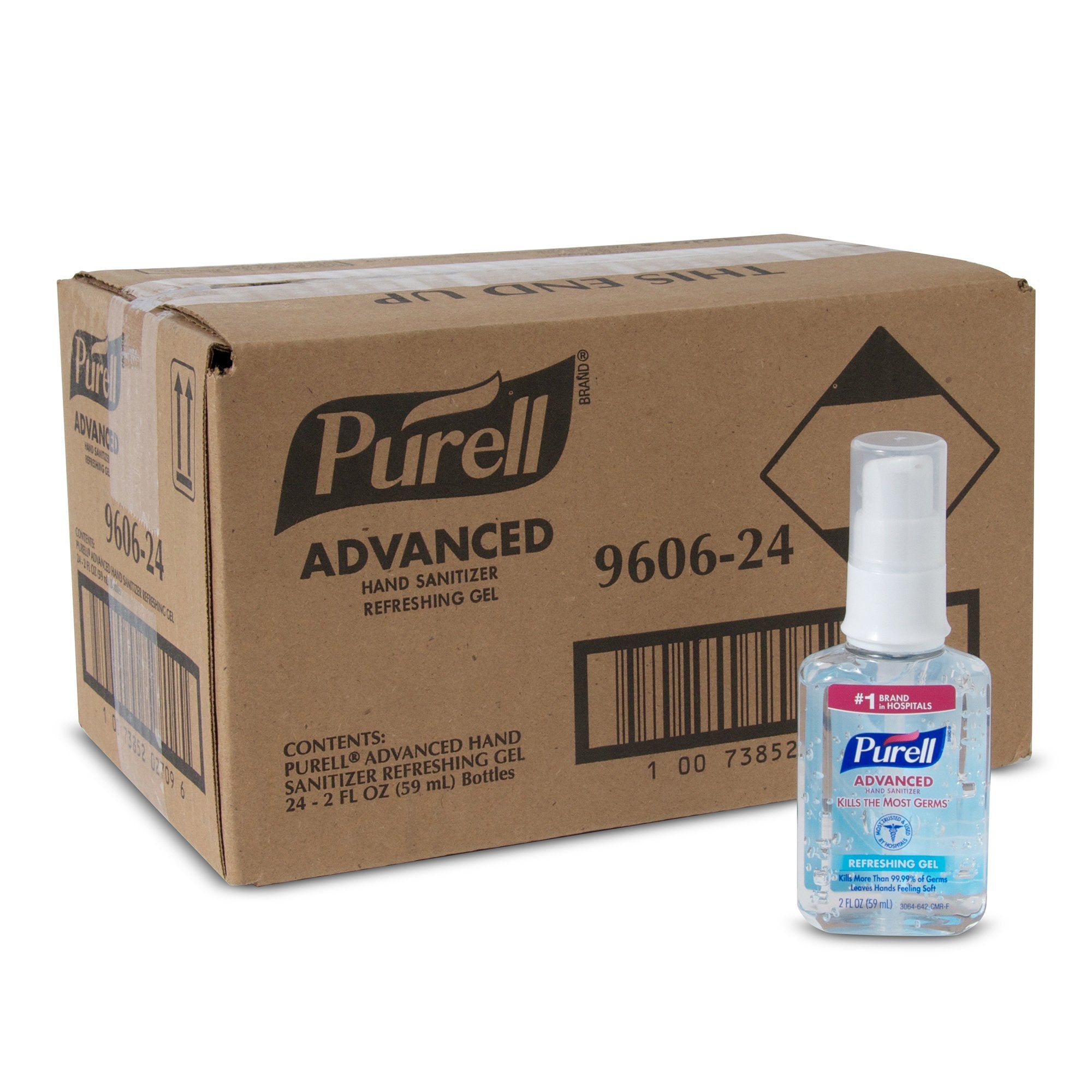 Hand Sanitizer Purell® Advanced 2 oz. Ethyl Alcohol Gel Pump Bottle - image 3