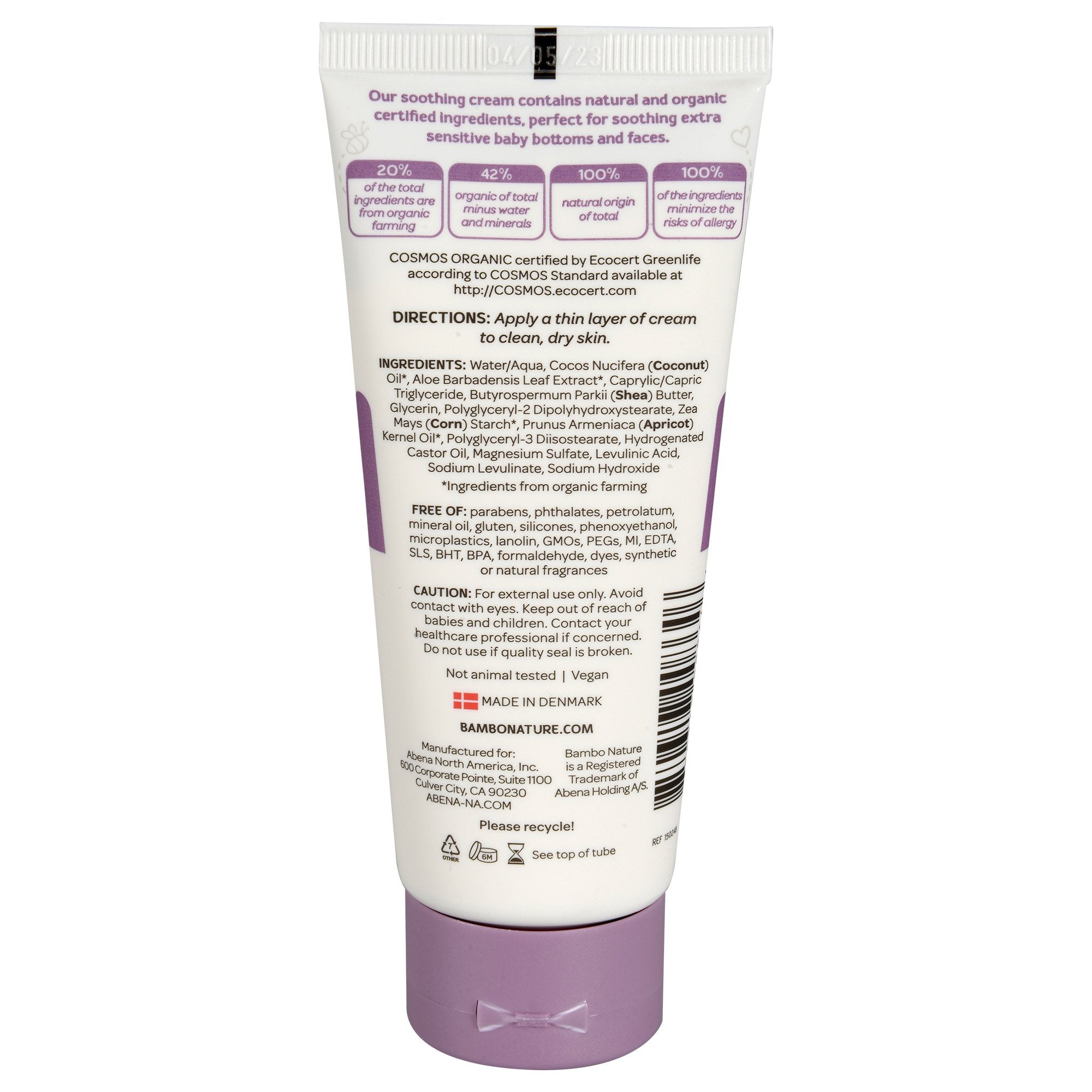 Skin Protectant Bambo® Nature Love Balm 3.4 oz. Tube Unscented Cream - image 3