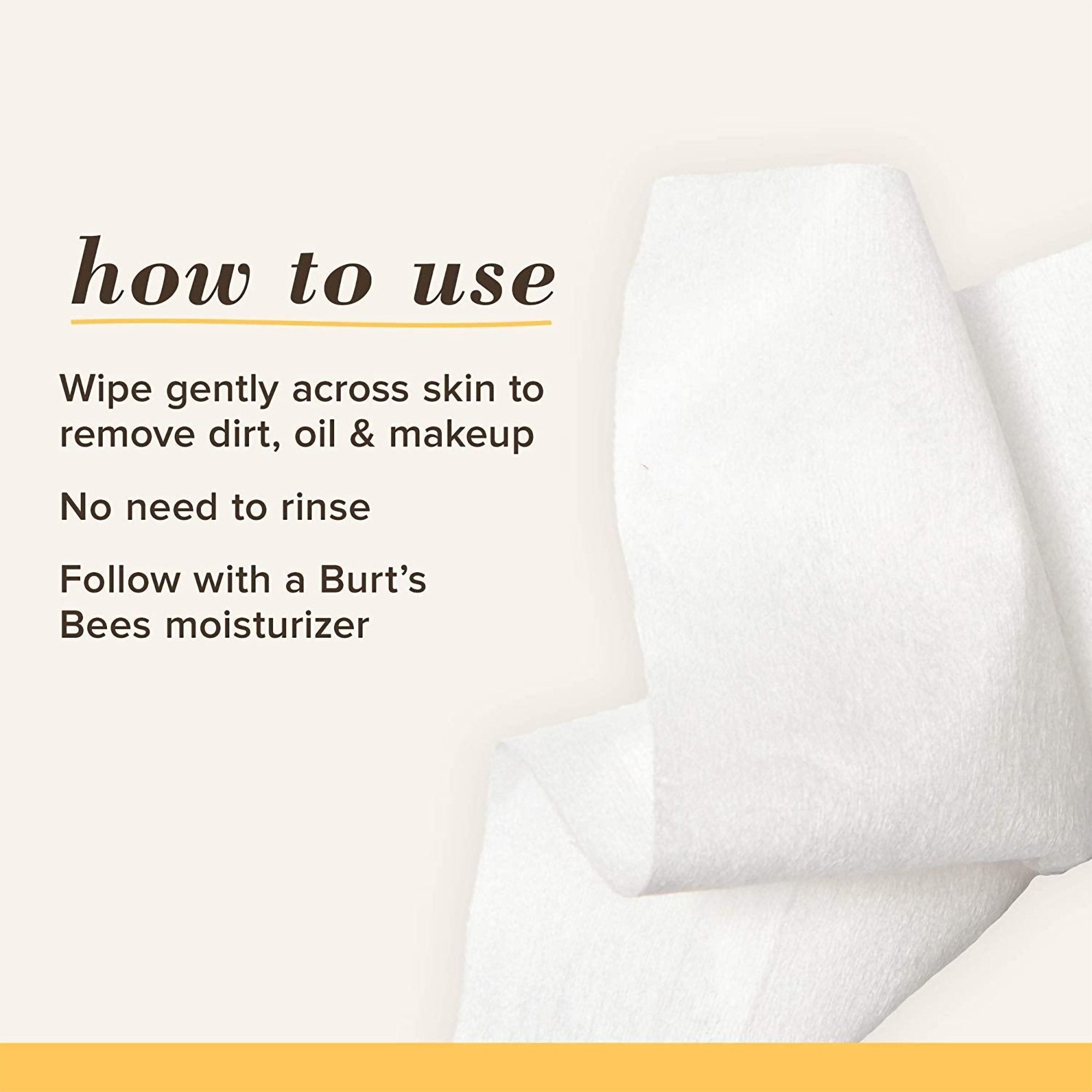 Facial Cleanser Burt's Bees® Wipe 30 per Pack Soft Pack Scented - image 5