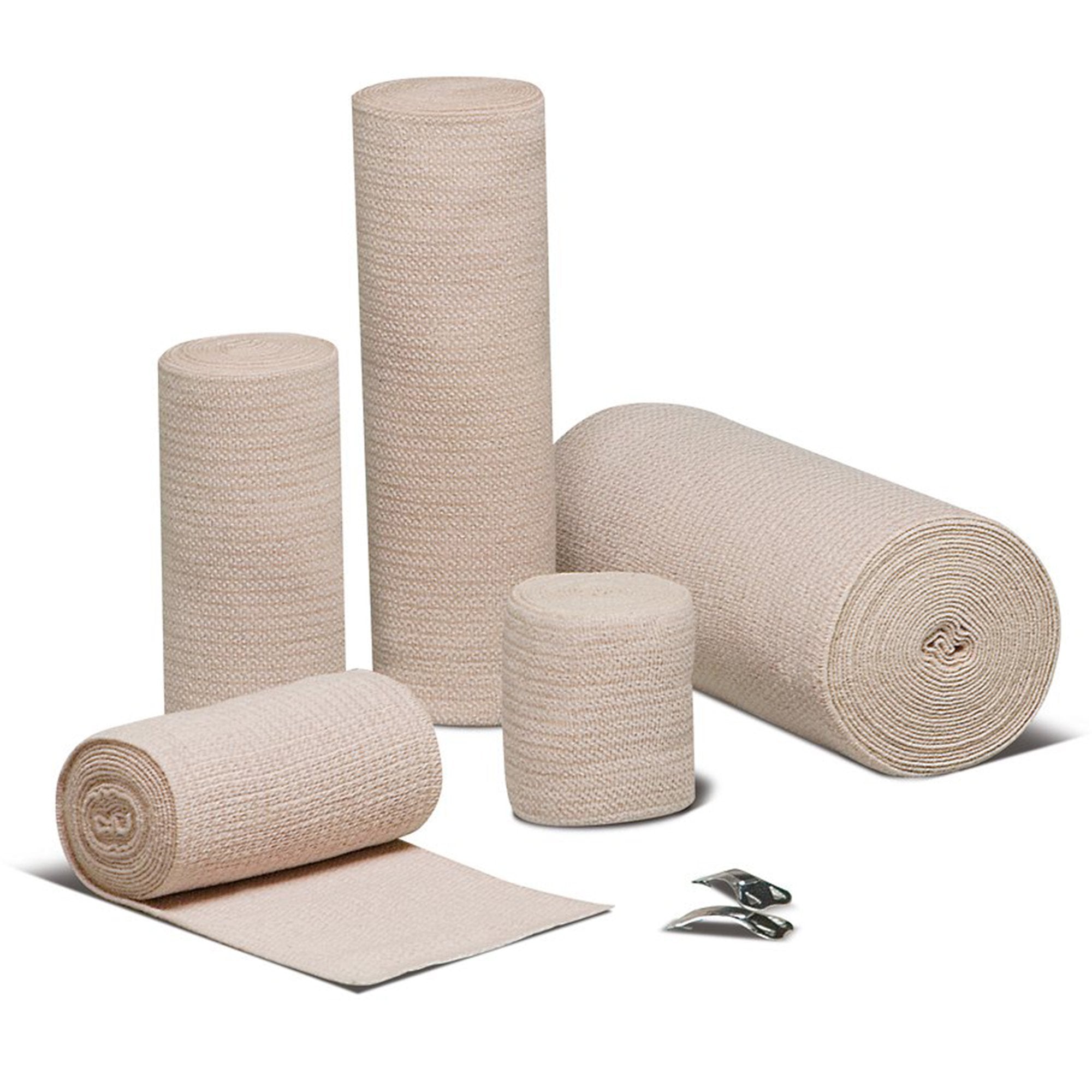 Elastic Bandage REB® LF 2 Inch X 5 Yard Clip Detached Closure Tan NonSterile Standard Compression - image 2