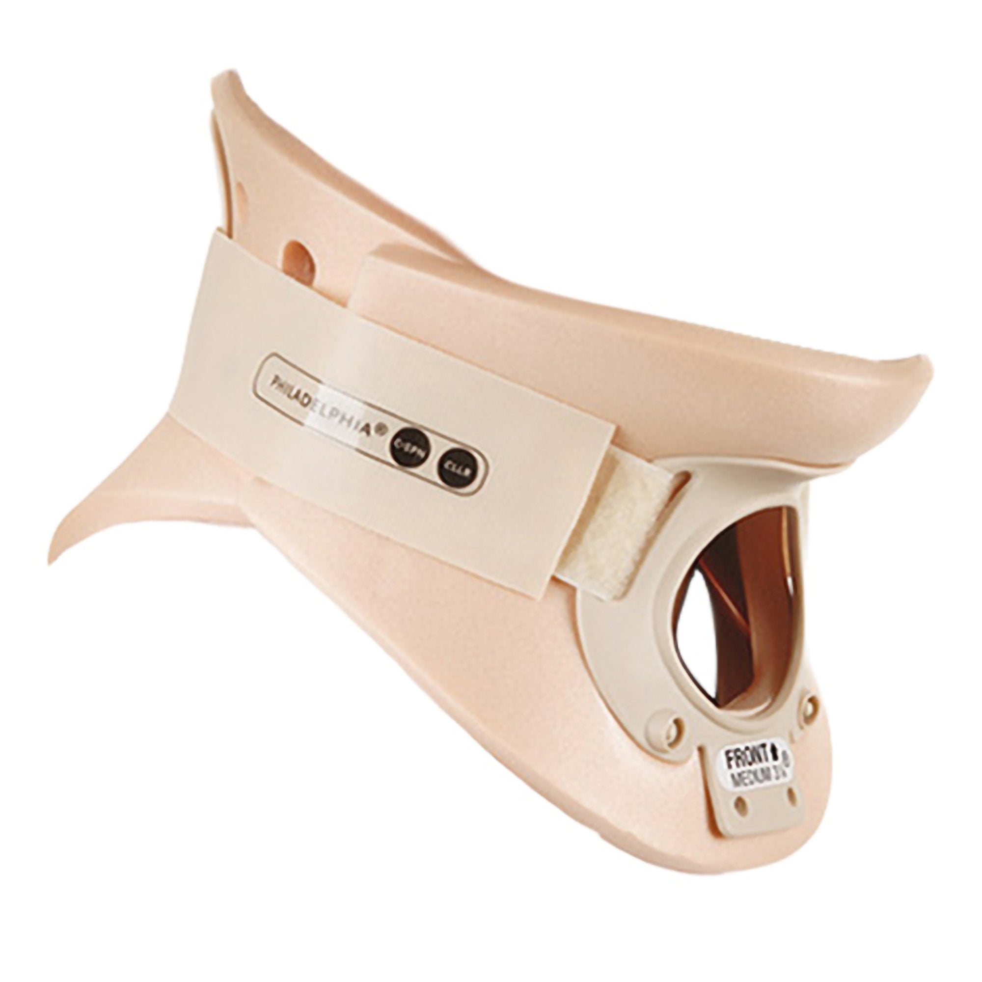 Rigid Cervical Collar Ossur® Philadelphia® Preformed Adult Medium Two-Piece / Trachea Opening 3-1/4 Inch Height 13 to 16 Inch Neck Circumference - image 3
