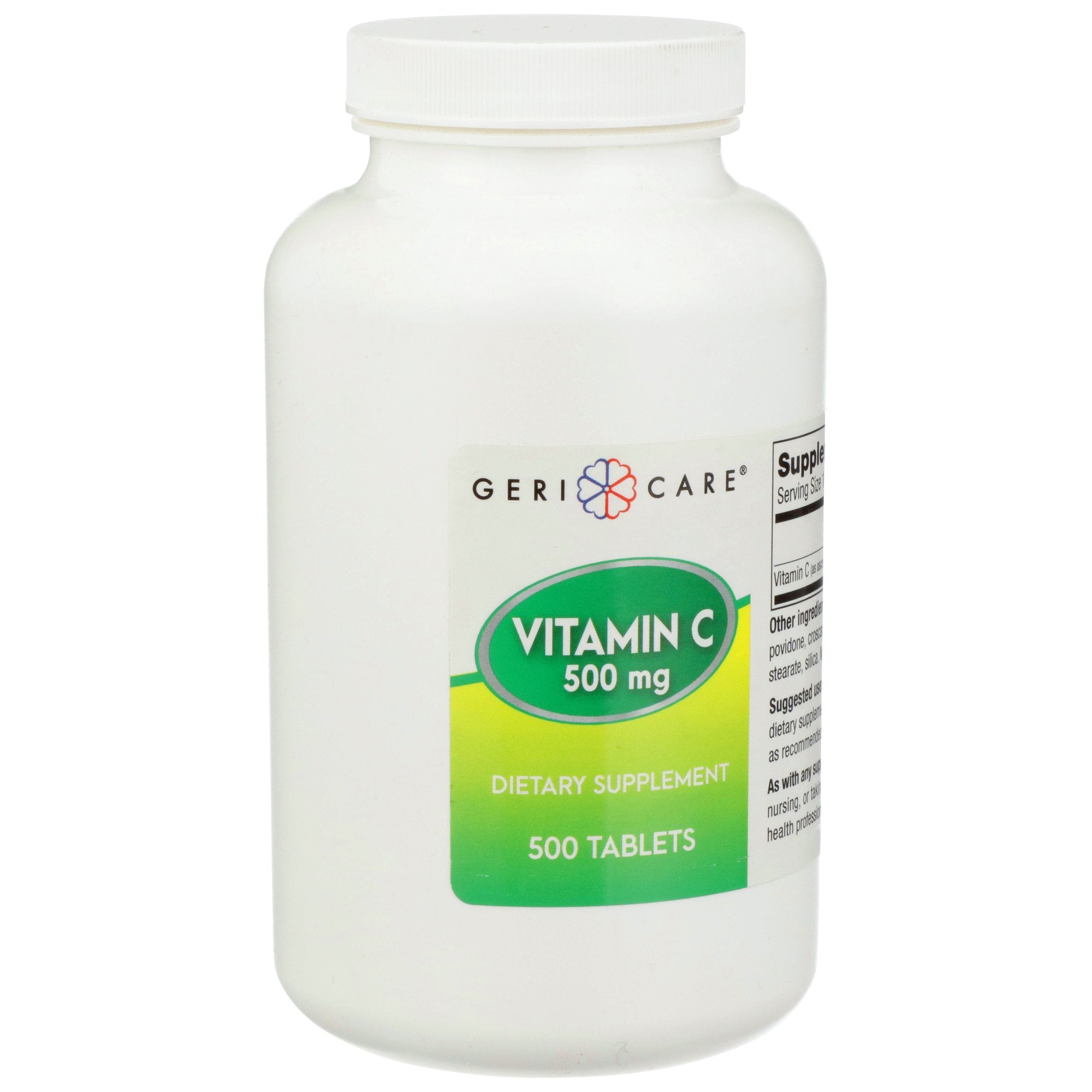 Vitamin C Supplement Geri-Care® Ascorbic Acid 500 mg Strength Tablet 500 per Bottle - image 3