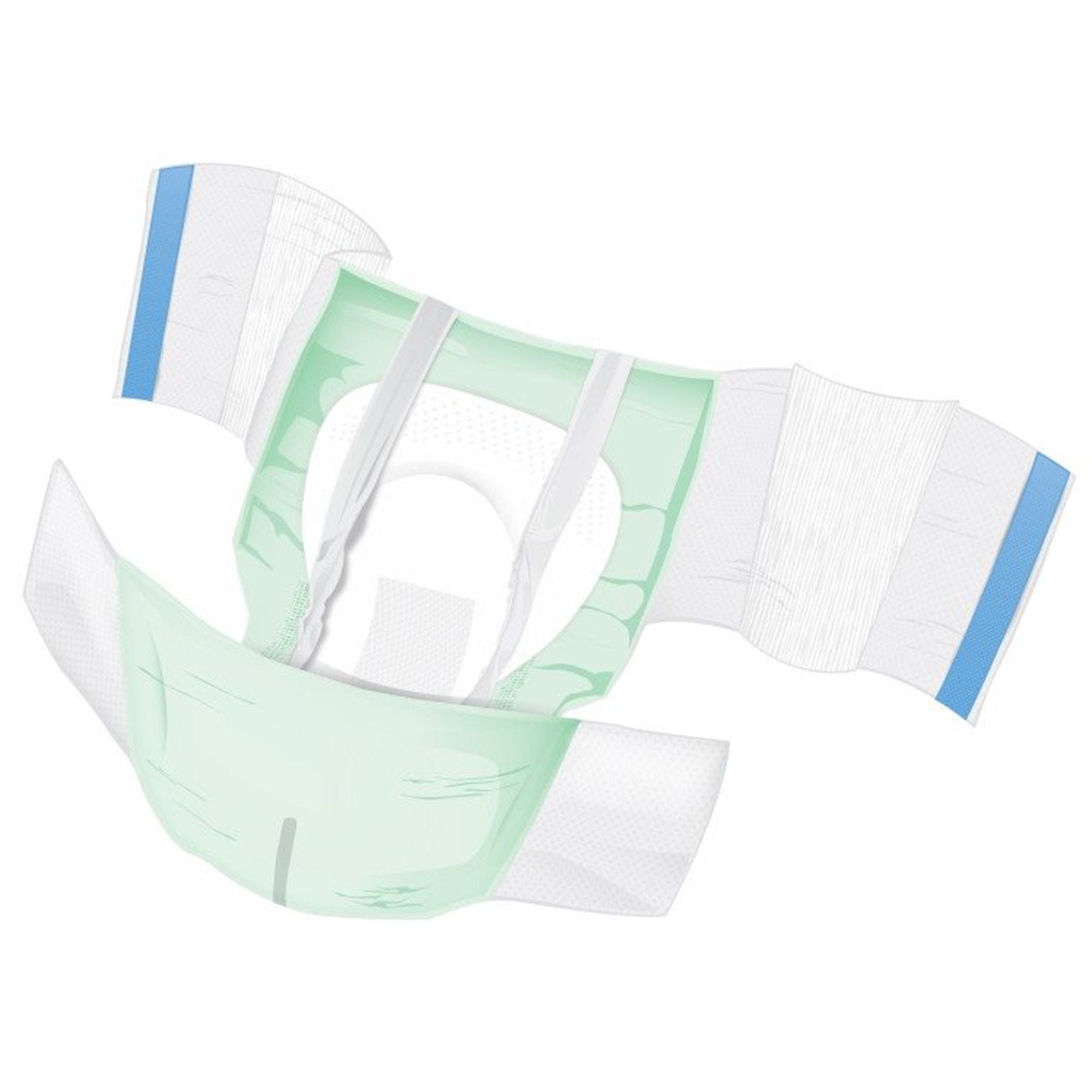 Incontinence Brief Wings™ Plus Adult Size 3 Unisex Disposable Heavy Absorbency