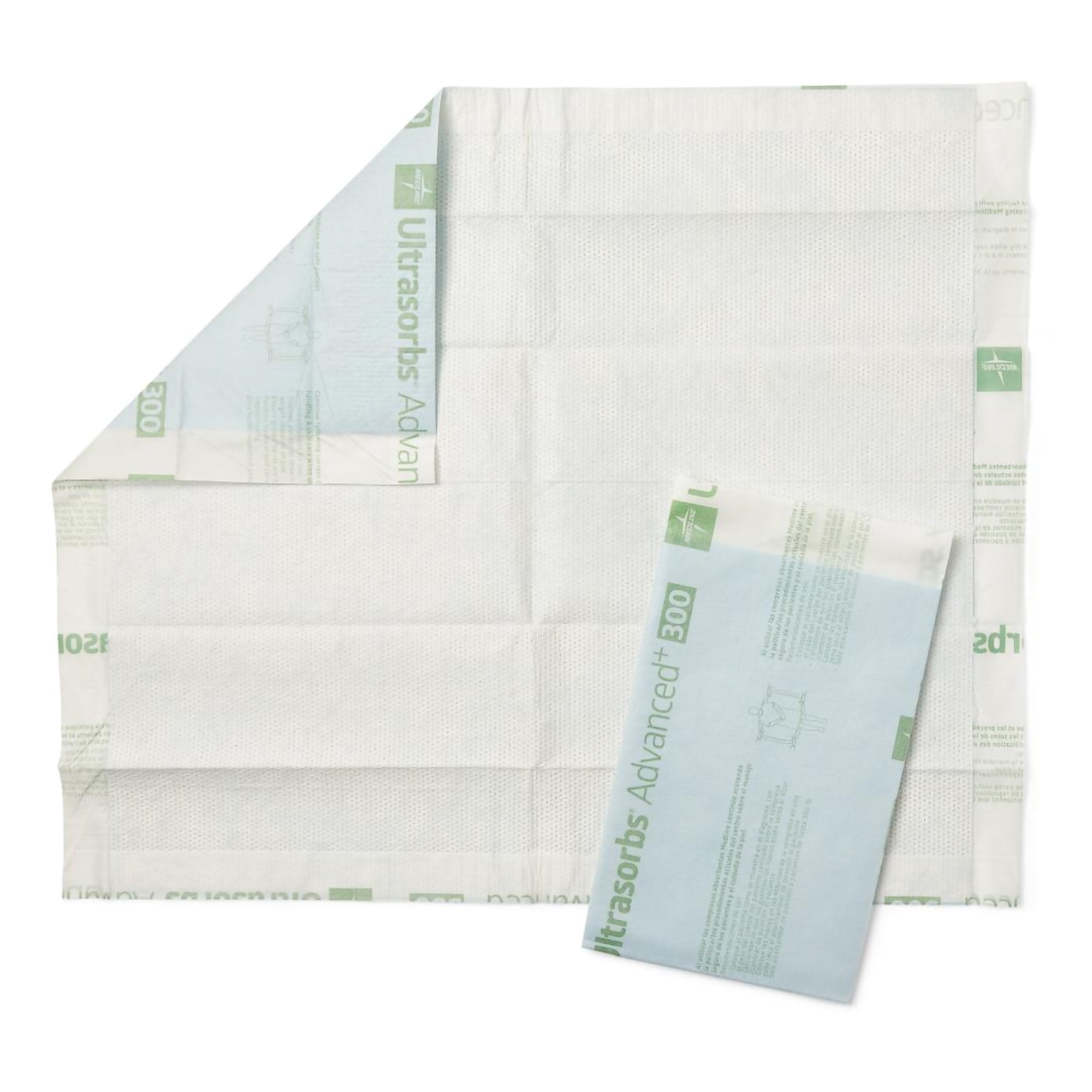 Disposable Underpad Ultrasorbs AP® Low Air Loss and Repositioning 30 X 36 Inch Polymer Heavy Absorbency