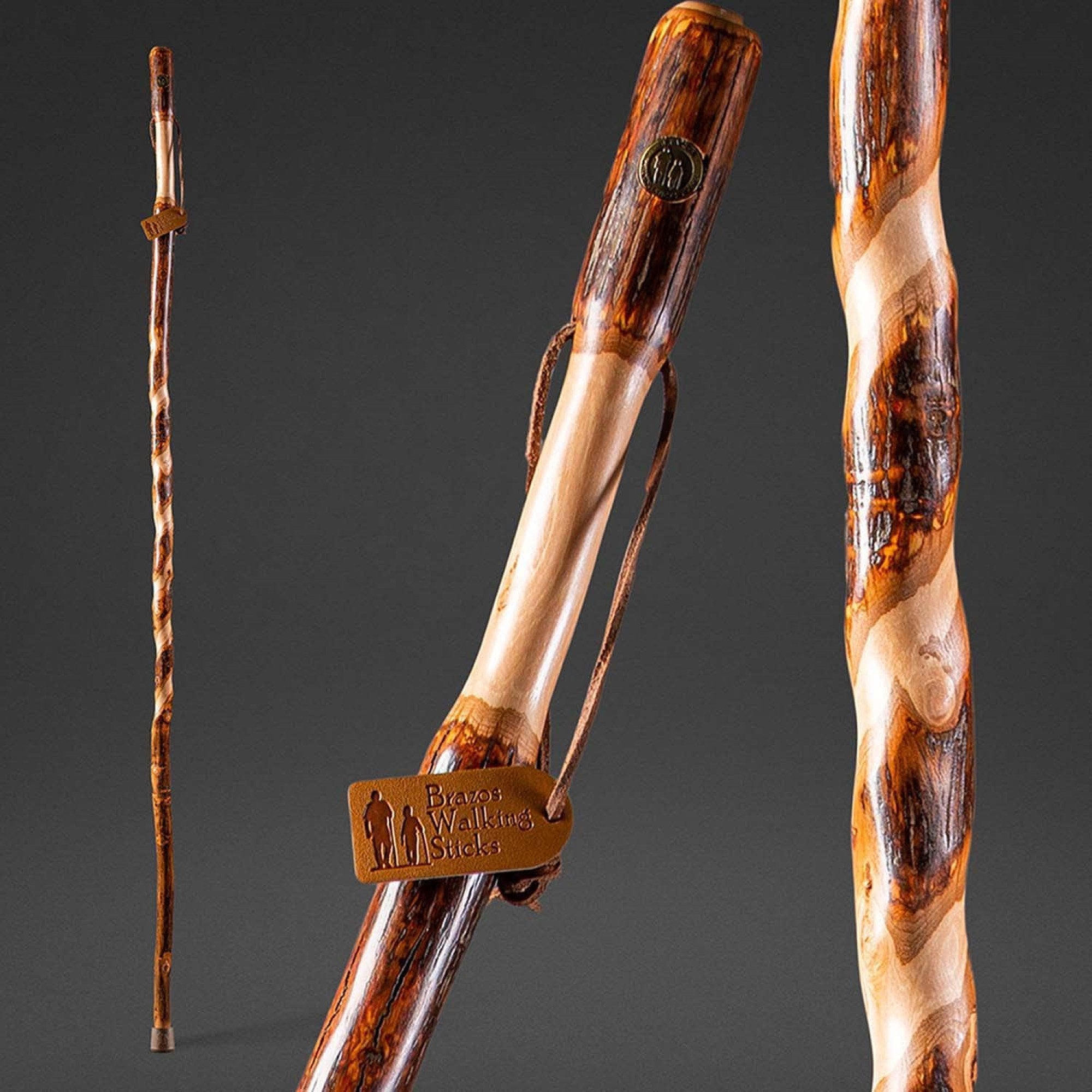 Walking Stick Brazos™ Free Form Wood 48 Inch Height Red Bamboo - image 6