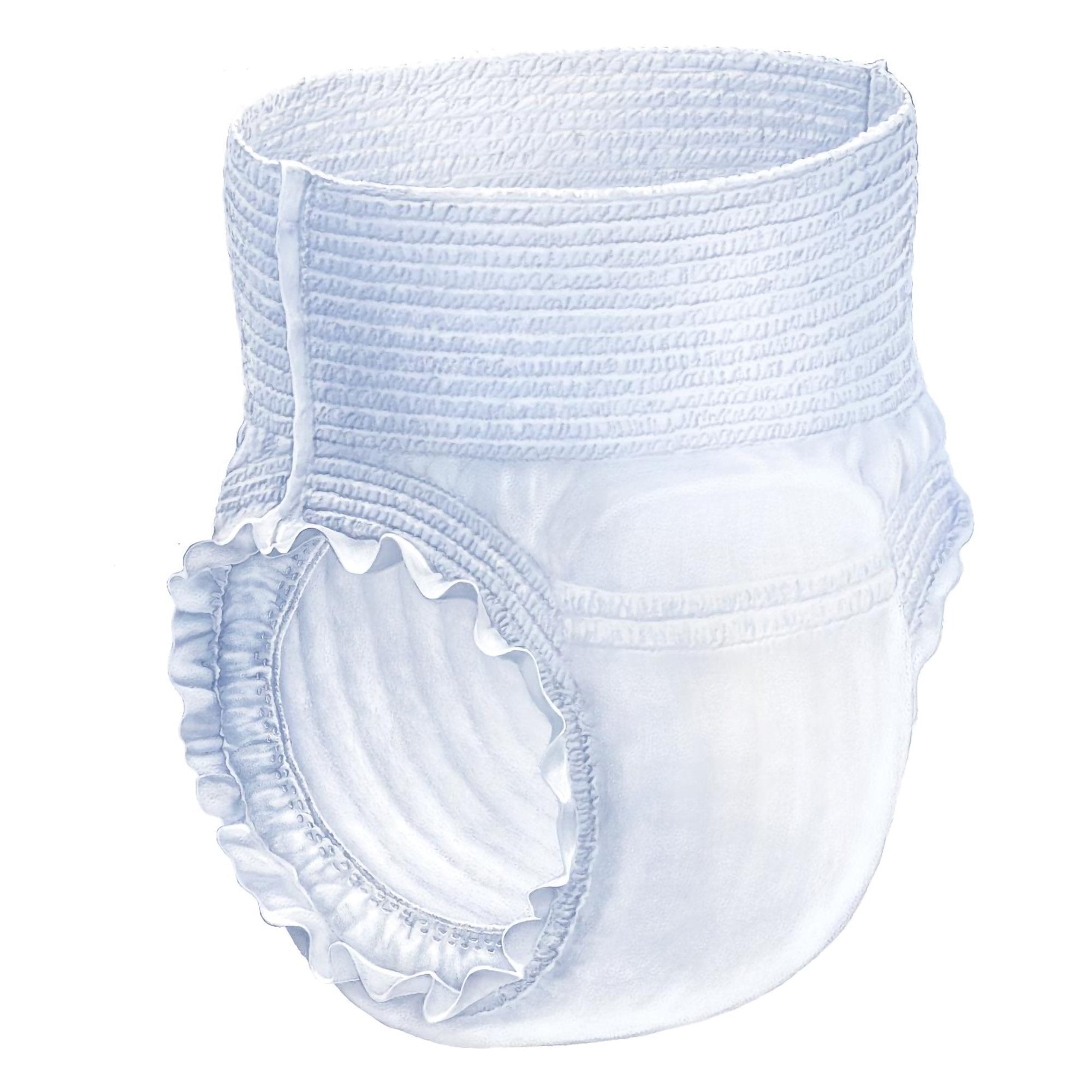 Absorbent Underwear FitRight® Bariatric Pull On with Tear Away Seams Adult 2X-Large Unisex Disposable Heavy Absorbency - image 3