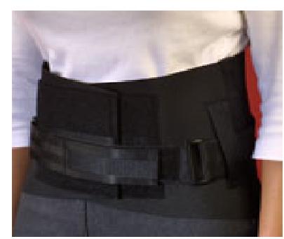 Back Brace Back-n-Black™ Small D-Ring / Hook and Loop Strap Closure 27 to 31 Inch Waist Circumference 10 Inch Back Height to 6 Inch Front Height Adult