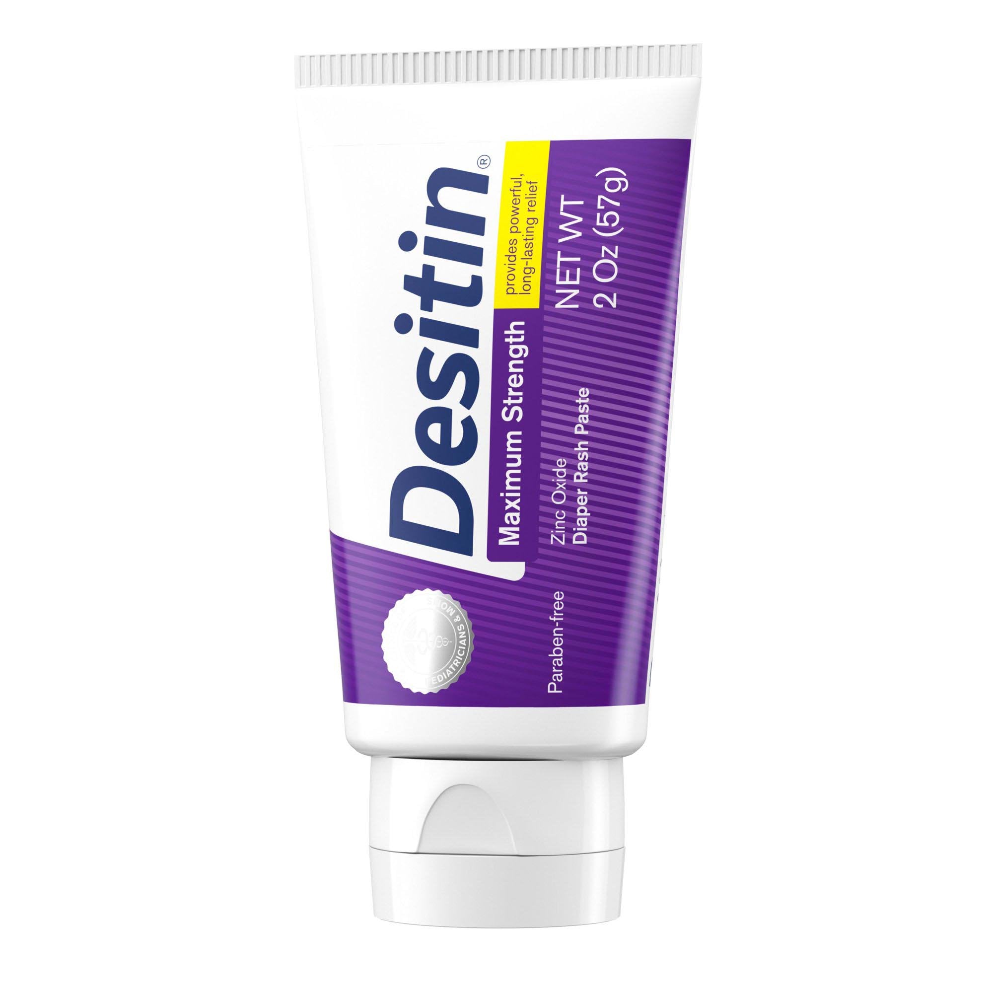 Diaper Rash Treatment Desitin® Maximum Strength 2 oz. Tube Scented Paste - image 5