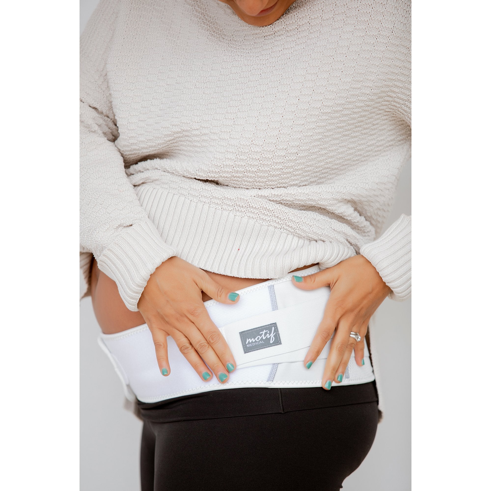 Maternity Support Belt Large Hook and Loop Closure 49 to 52 Inch Under Belly Circumference Adult - image 5