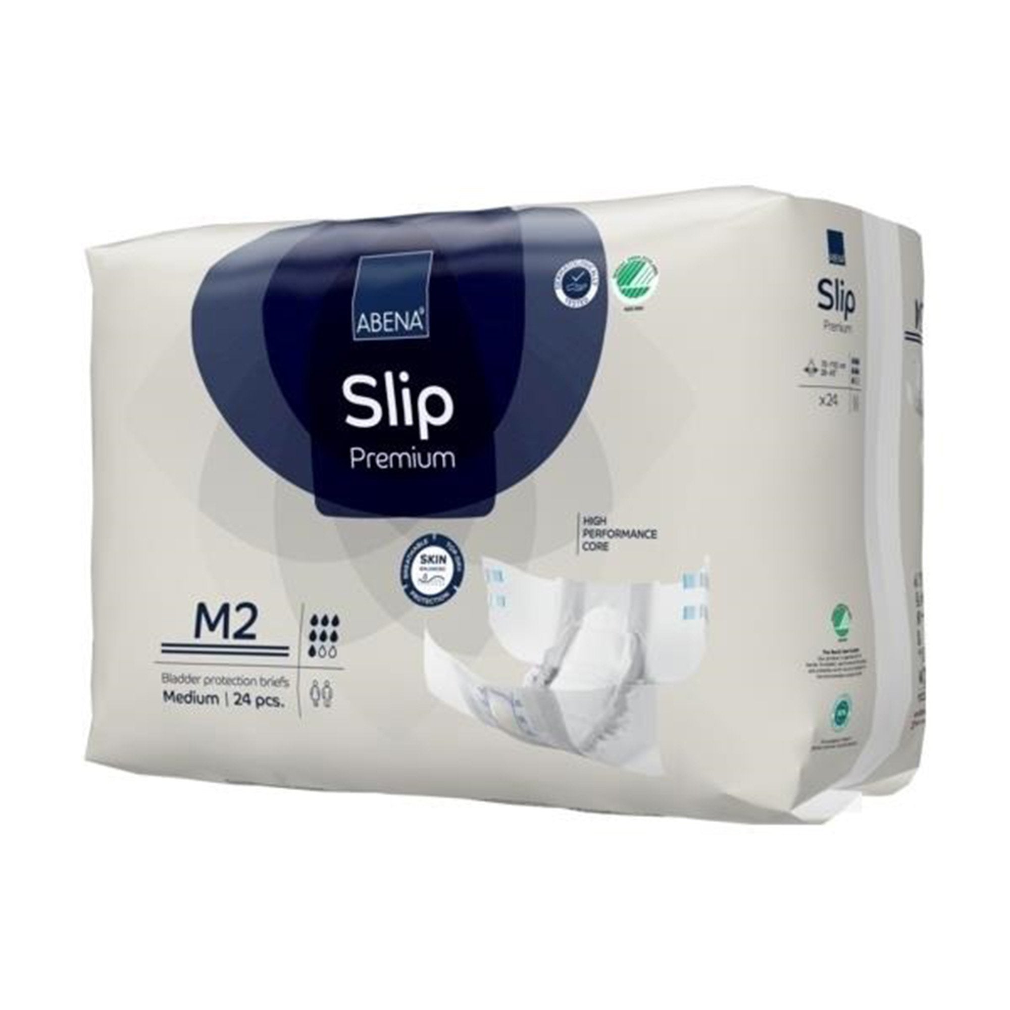 Incontinence Brief Abena® Slip Premium M2 Adult Medium Unisex Disposable Heavy Absorbency - image 4